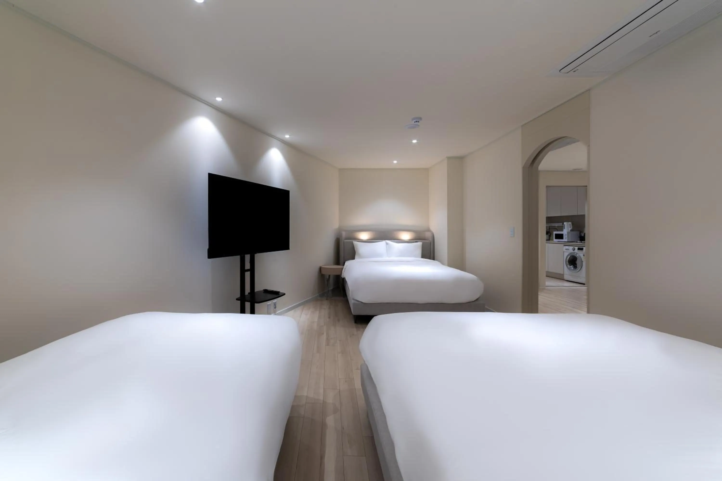 Bed in Hotel Modak Namdaemun