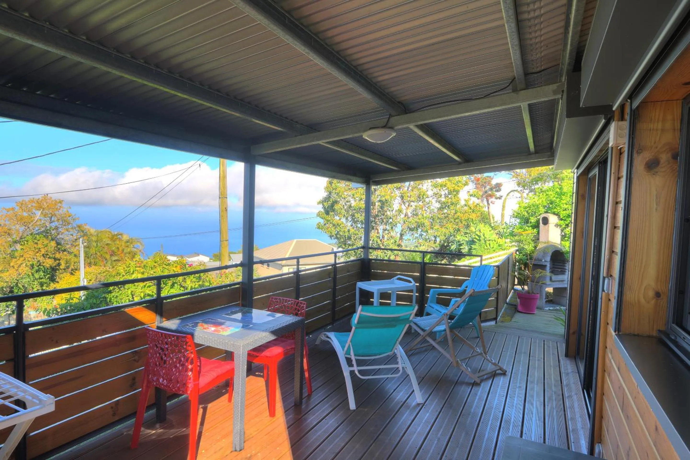 Sea view in Les Gites Le Bambou - 3 étoiles - Les Avirons