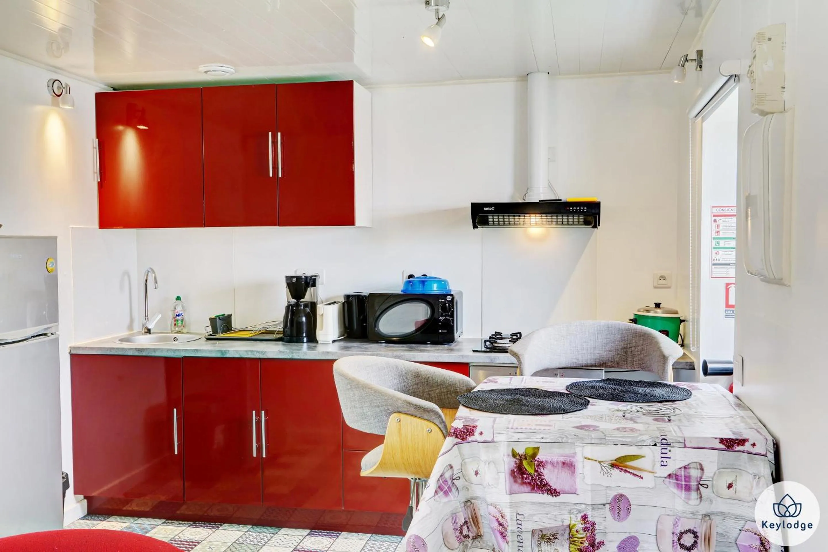 Coffee/tea facilities in Les Gites Le Bambou - 3 étoiles - Les Avirons