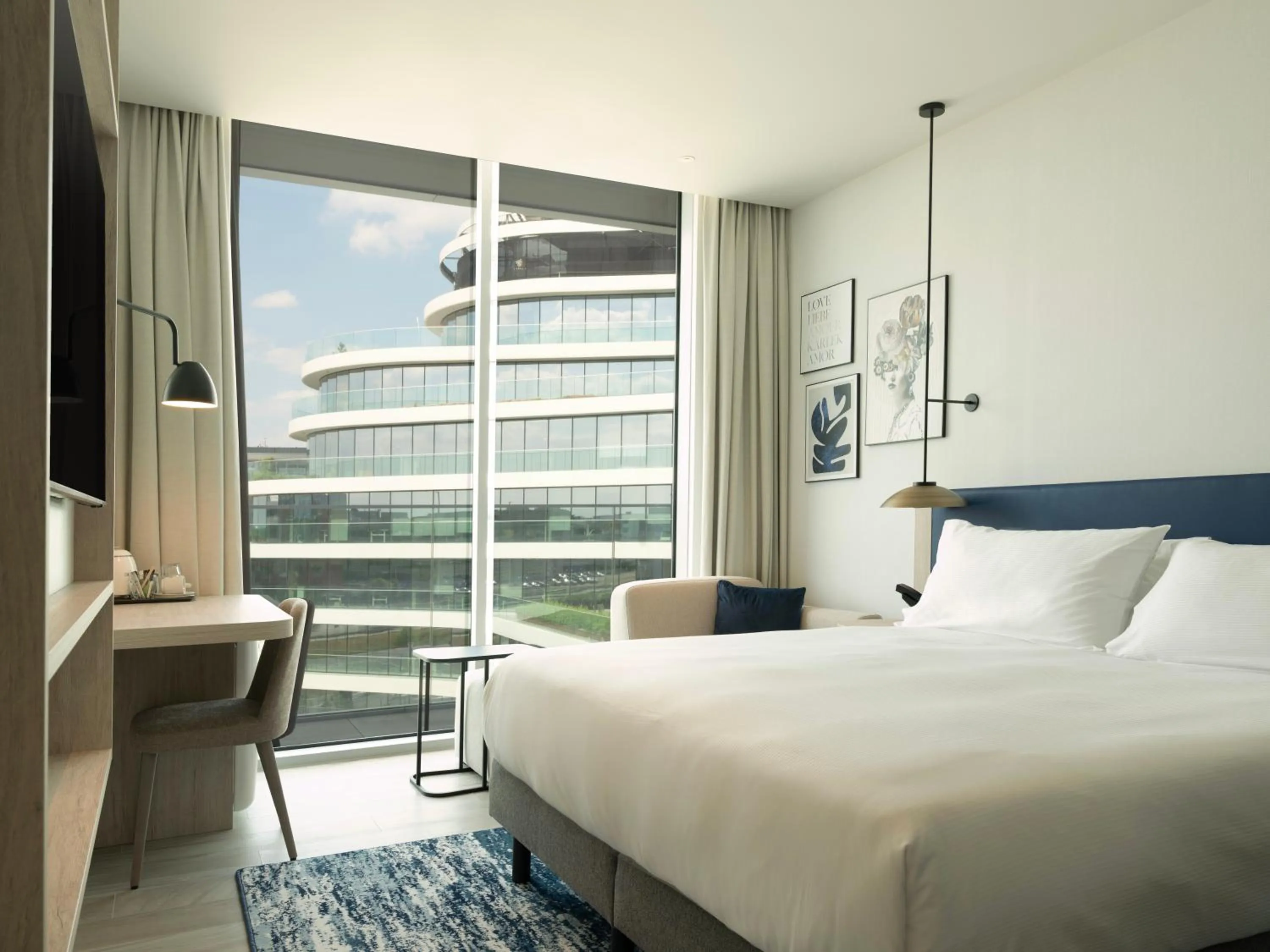 Bed in Hilton Garden Inn Brussels Airport