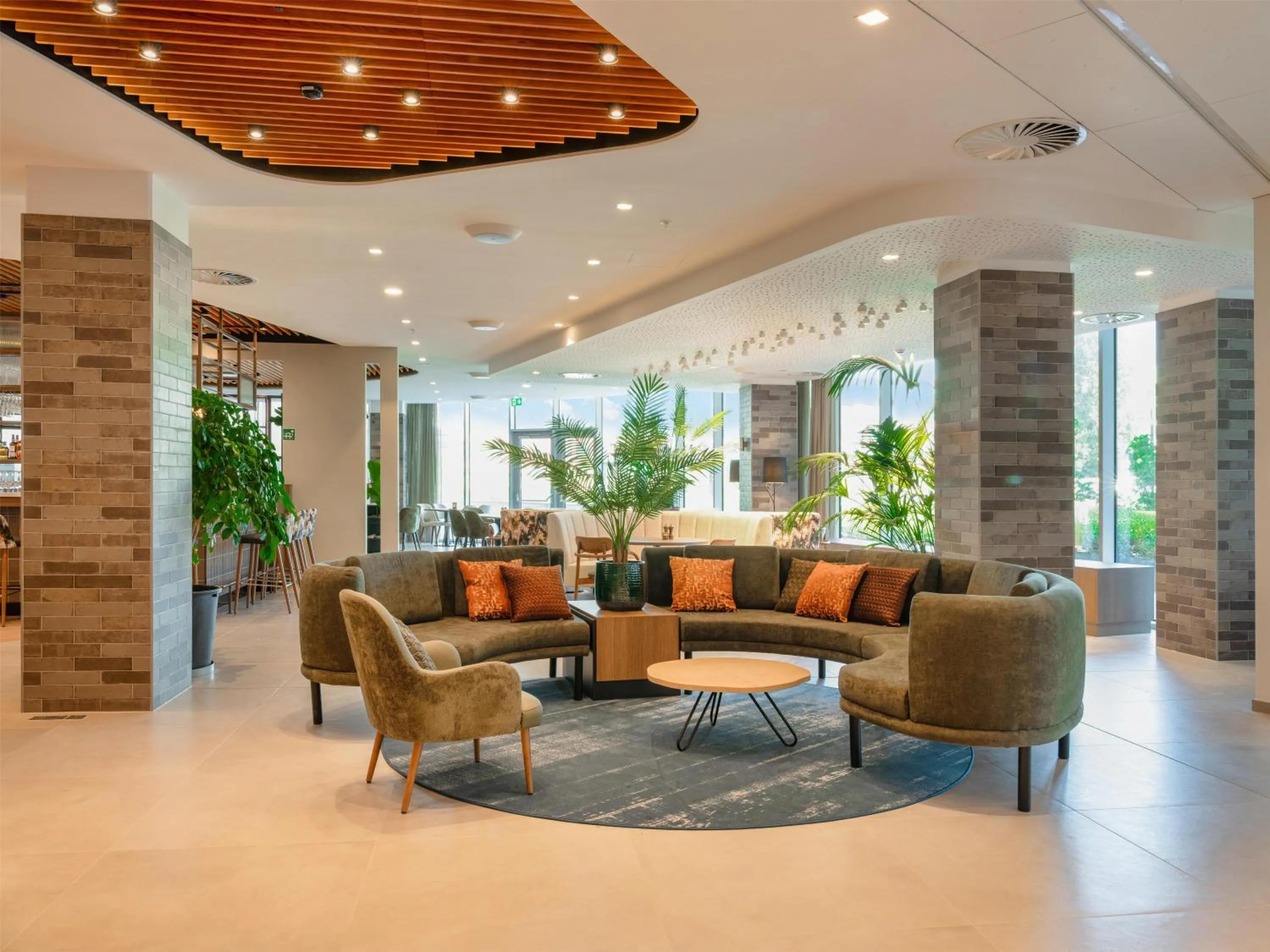 Lobby or reception in Hilton Garden Inn Brussels Airport