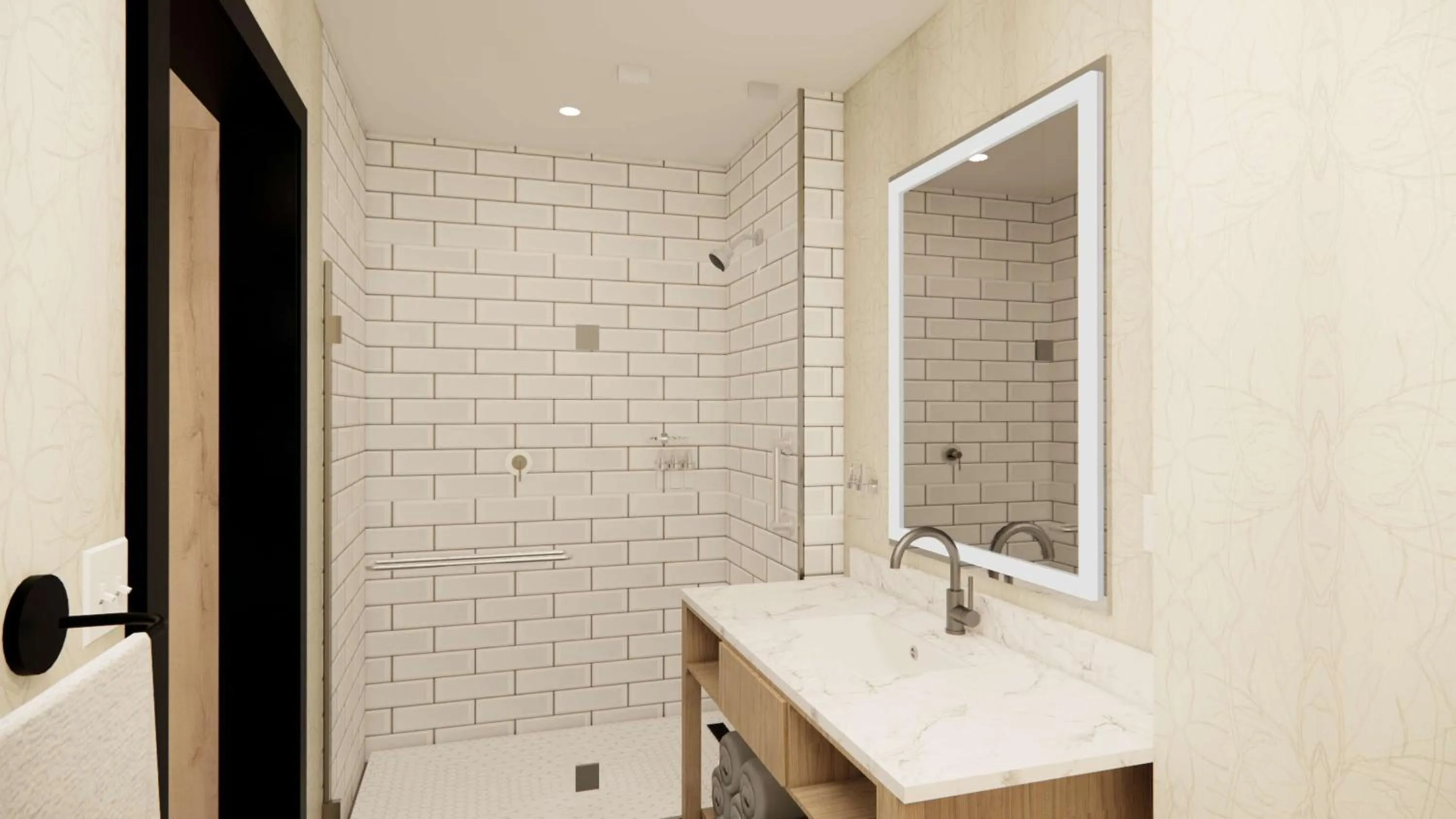 Bathroom in Skaneateles Fields Resort & Spa, Curio Collection By Hilton