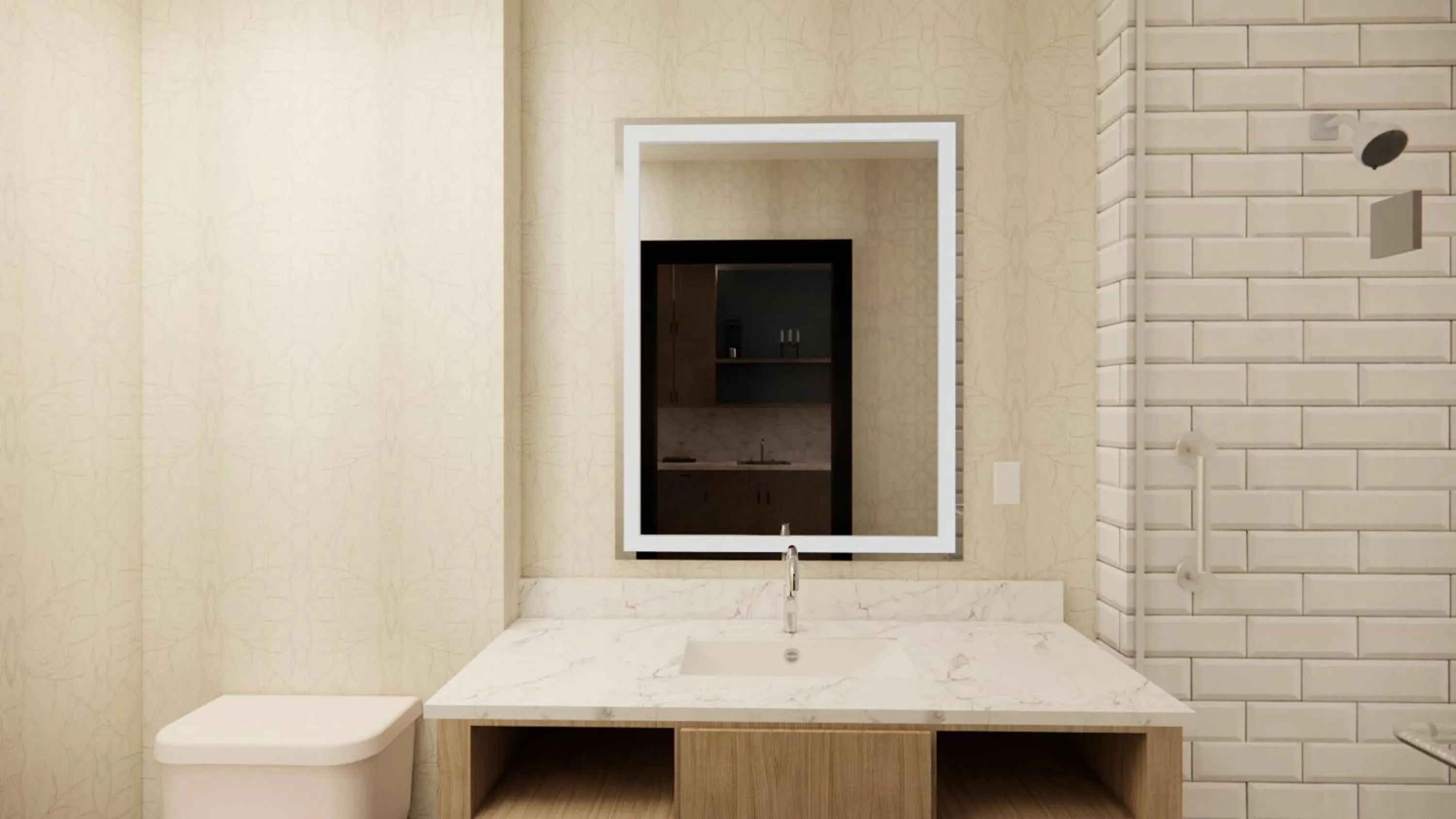 Bathroom in Skaneateles Fields Resort & Spa, Curio Collection By Hilton