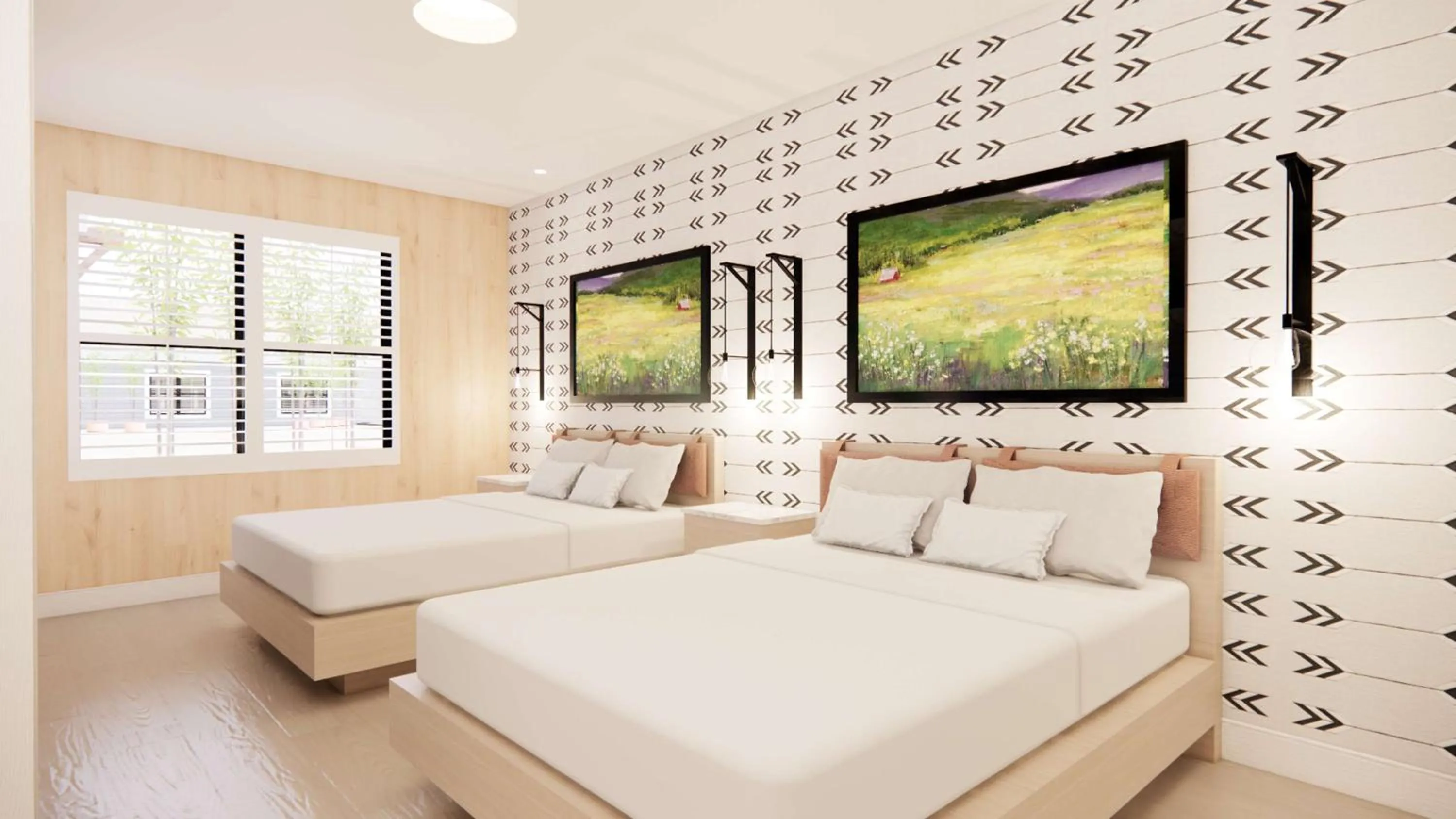 Bed in Skaneateles Fields Resort & Spa, Curio Collection By Hilton