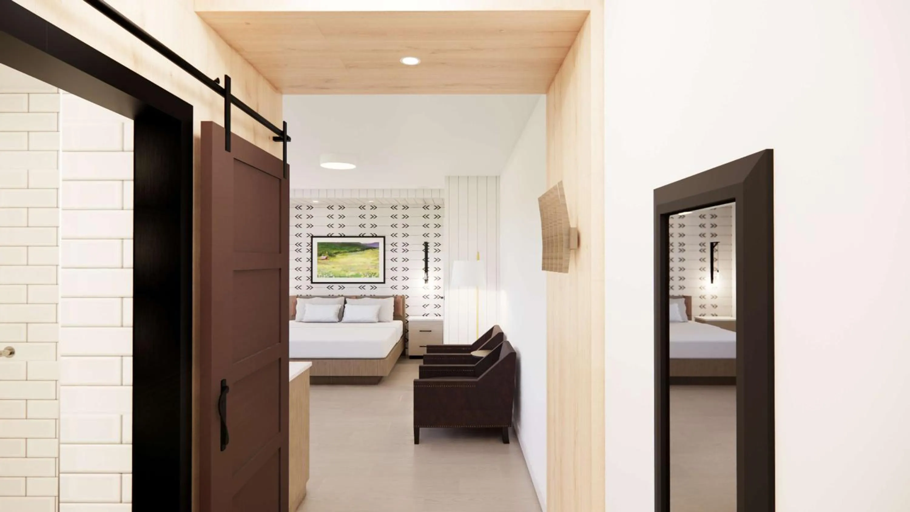 Photo of the whole room, Bed in Skaneateles Fields Resort & Spa, Curio Collection By Hilton