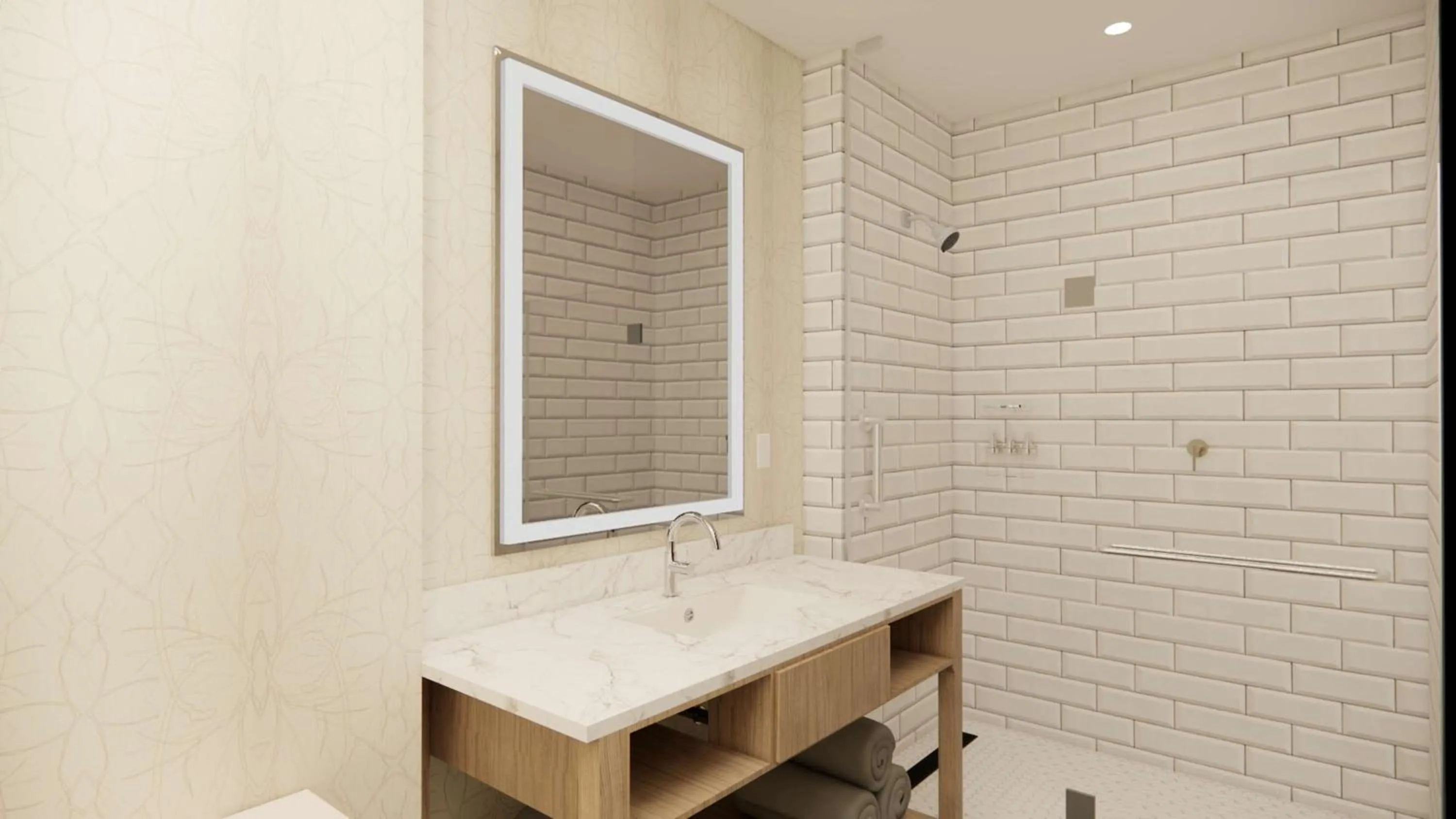 Bathroom in Skaneateles Fields Resort & Spa, Curio Collection By Hilton