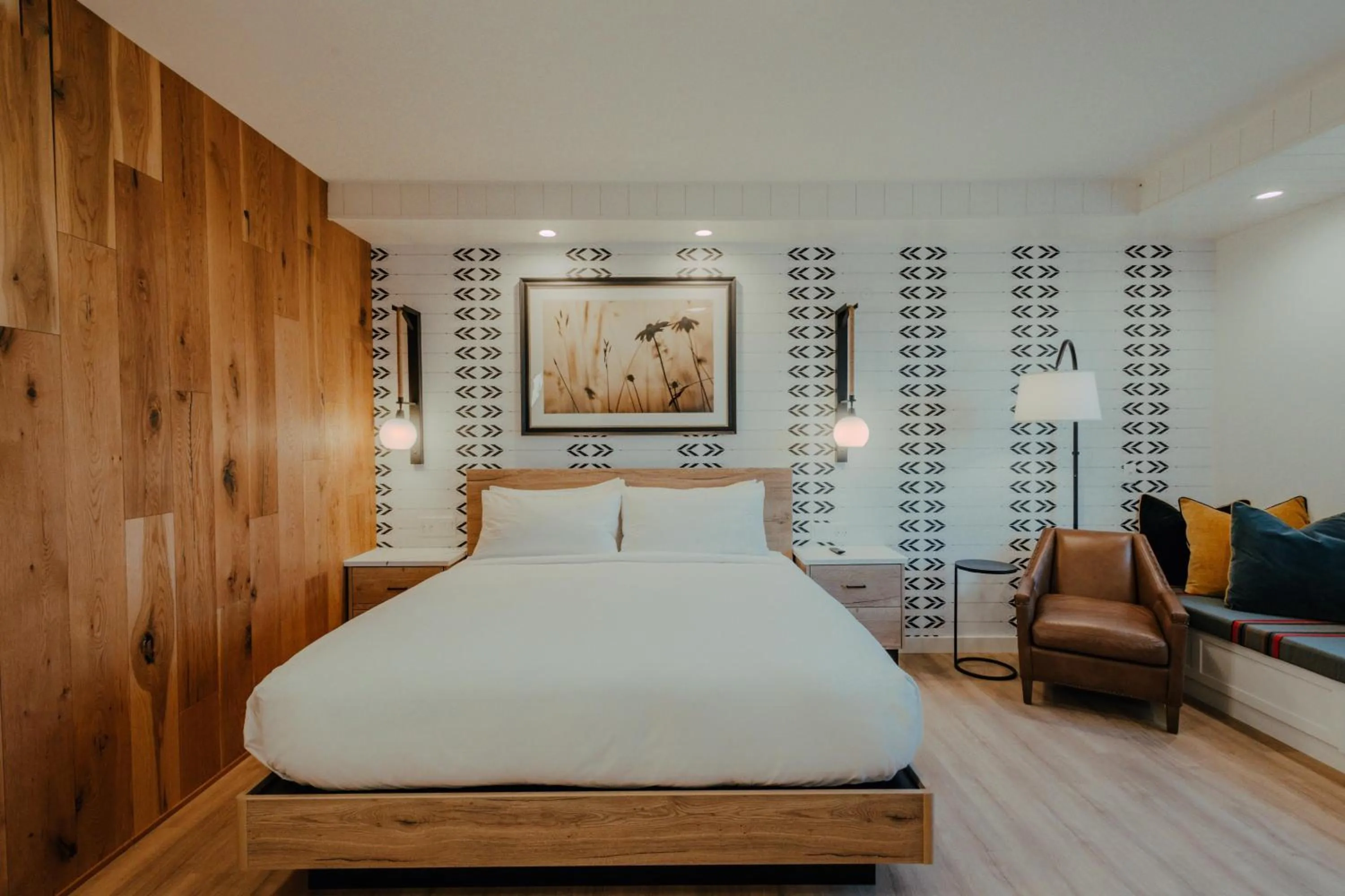 Bed in Skaneateles Fields Resort & Spa, Curio Collection By Hilton