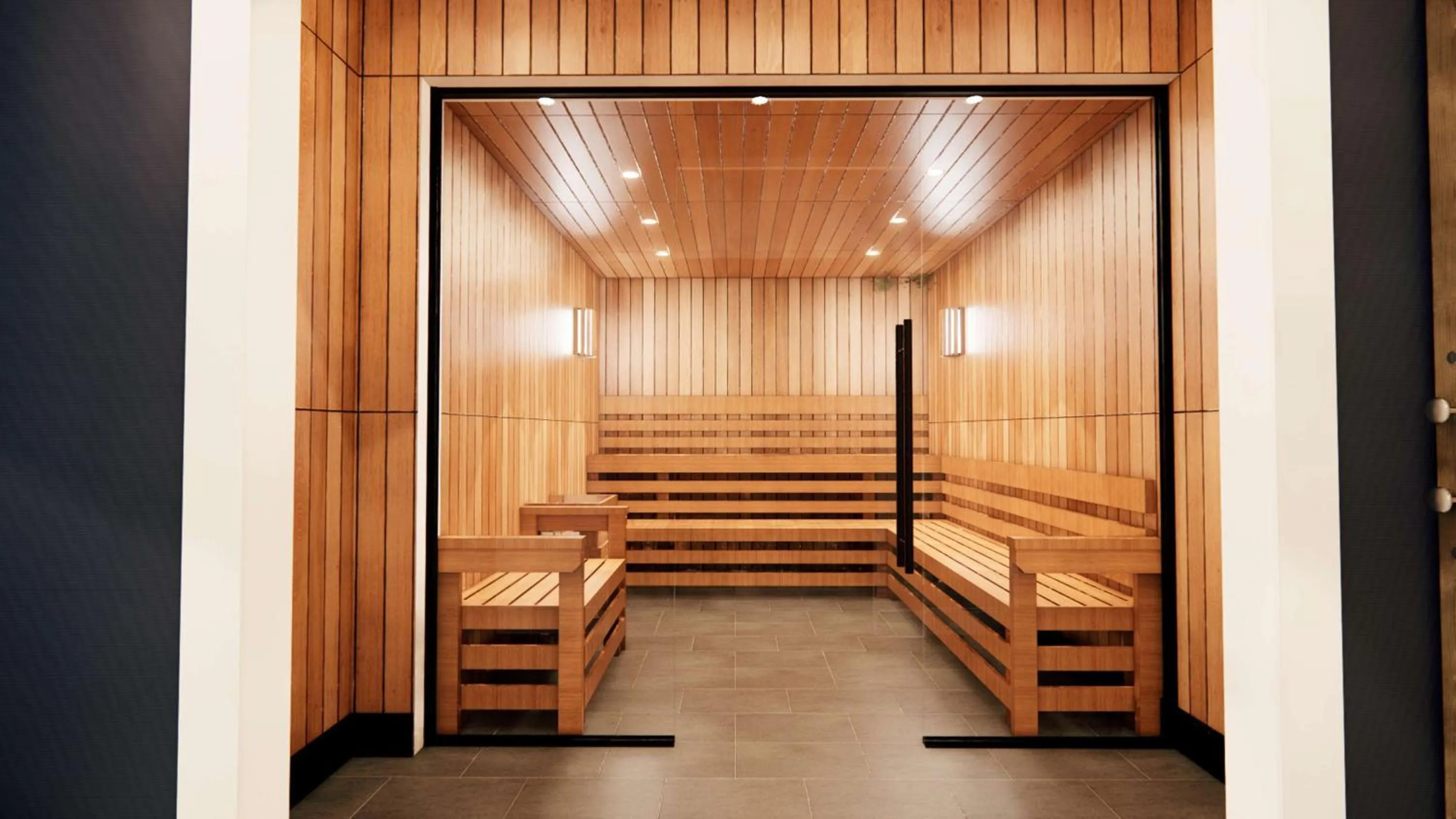 Sauna in Skaneateles Fields Resort & Spa, Curio Collection By Hilton