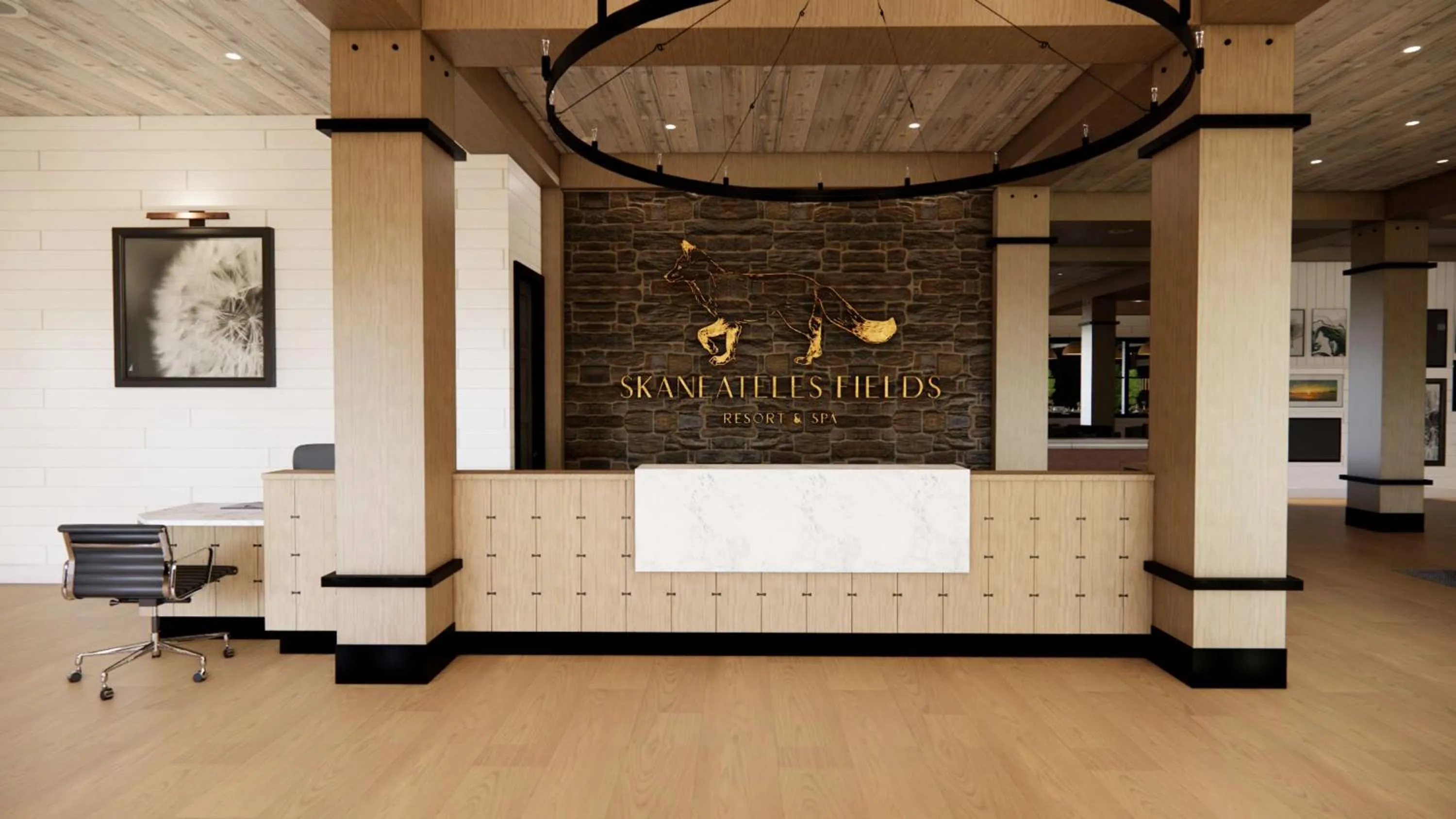 Lobby or reception in Skaneateles Fields Resort & Spa, Curio Collection By Hilton