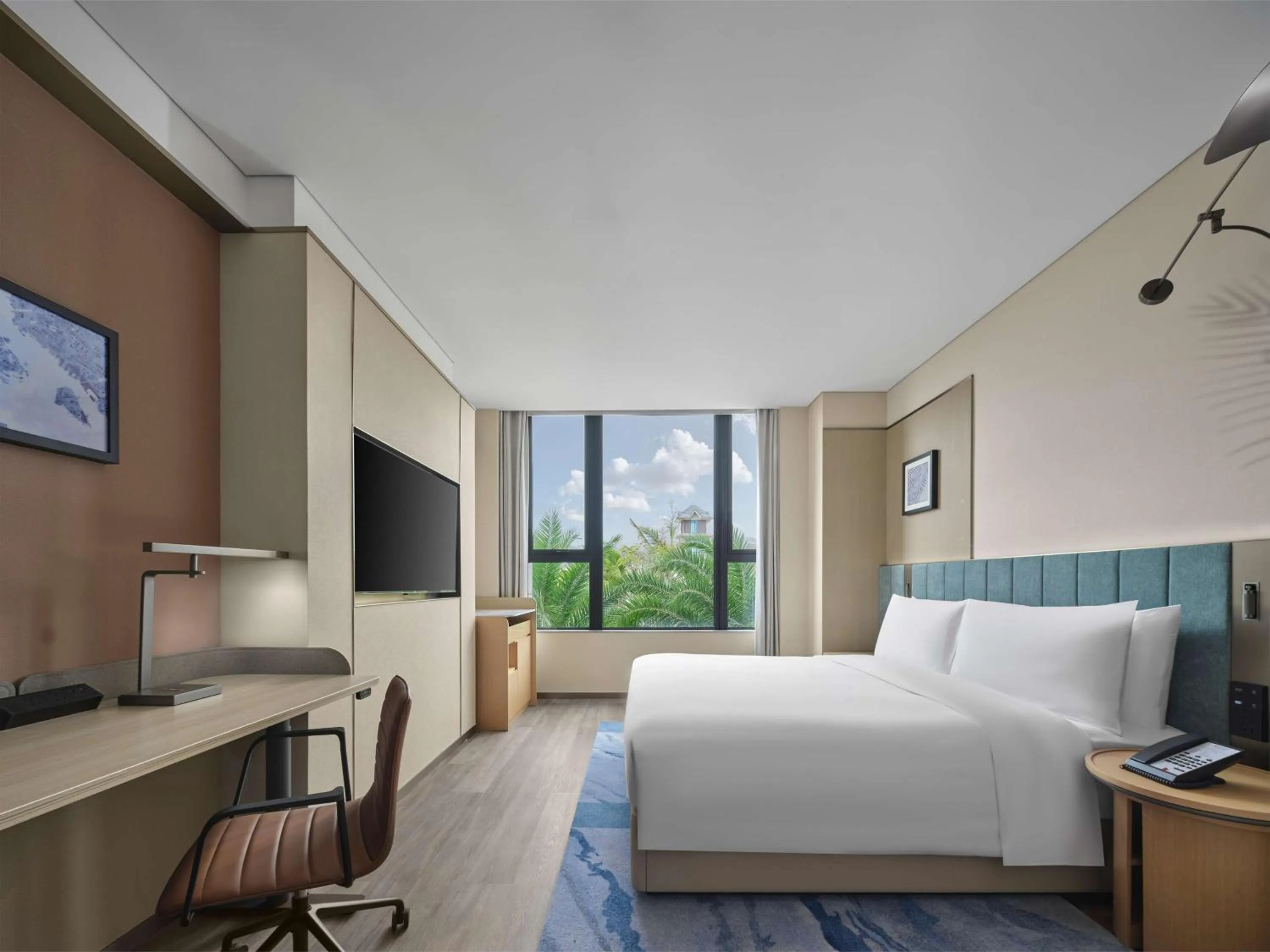 Bed in Hilton Garden Inn Sanya Haitang Bay