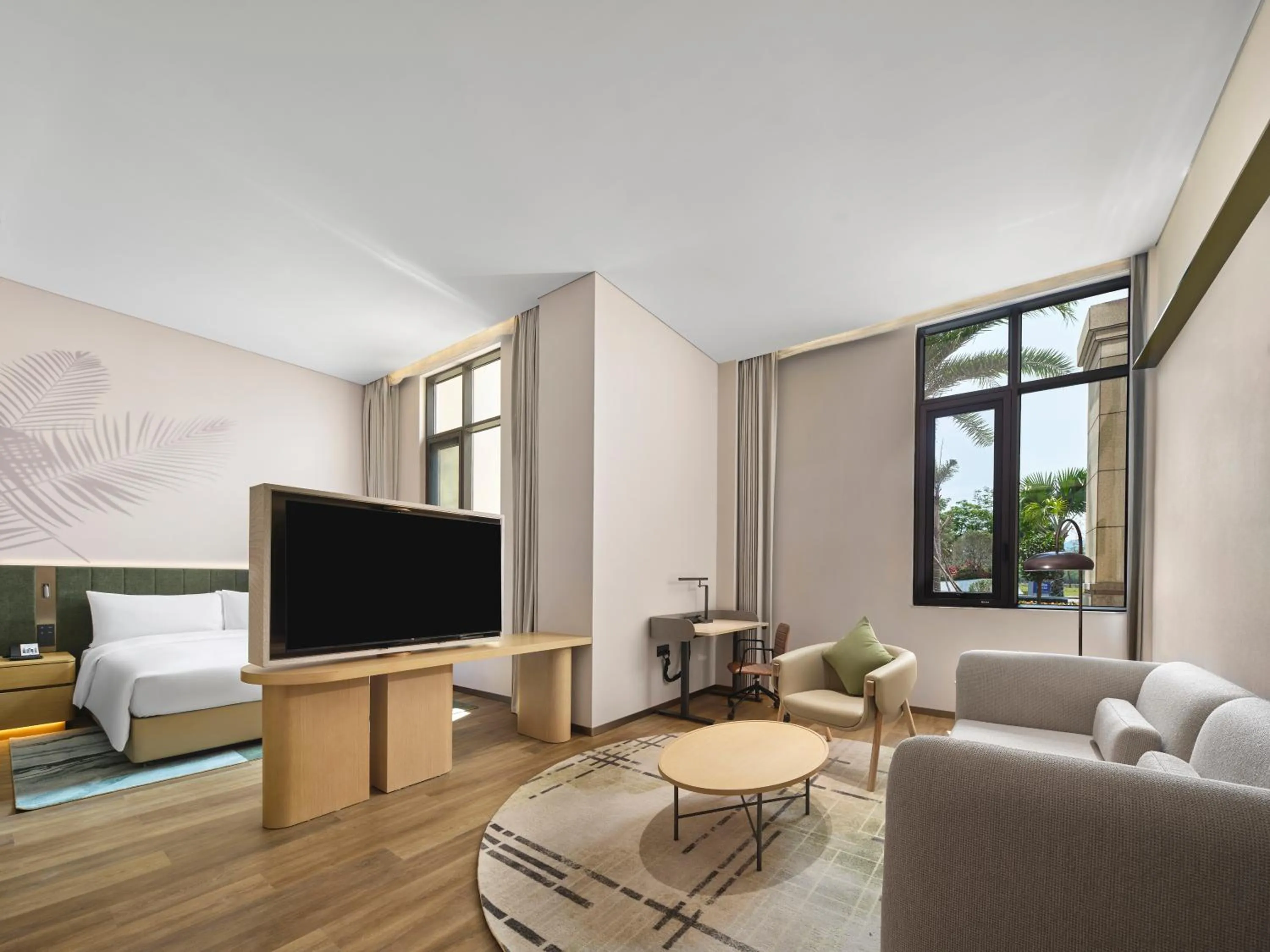 Living room in Hilton Garden Inn Sanya Haitang Bay