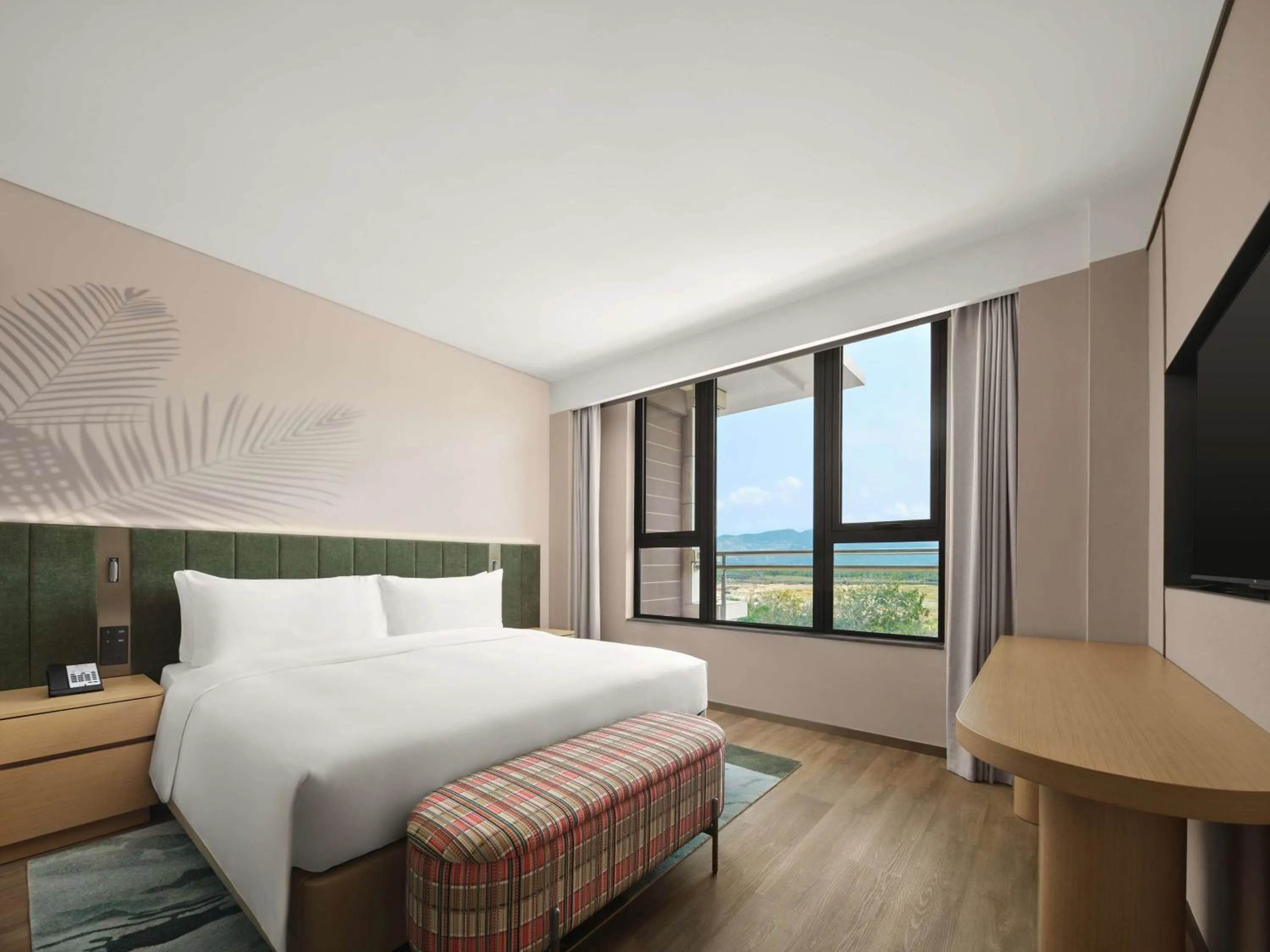 Bed in Hilton Garden Inn Sanya Haitang Bay