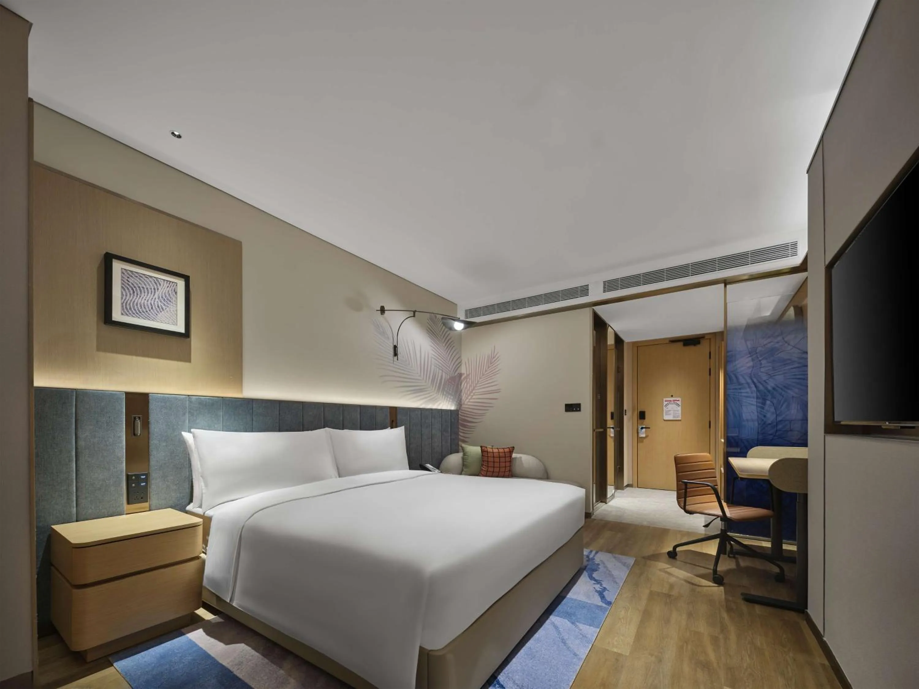 Bed in Hilton Garden Inn Sanya Haitang Bay