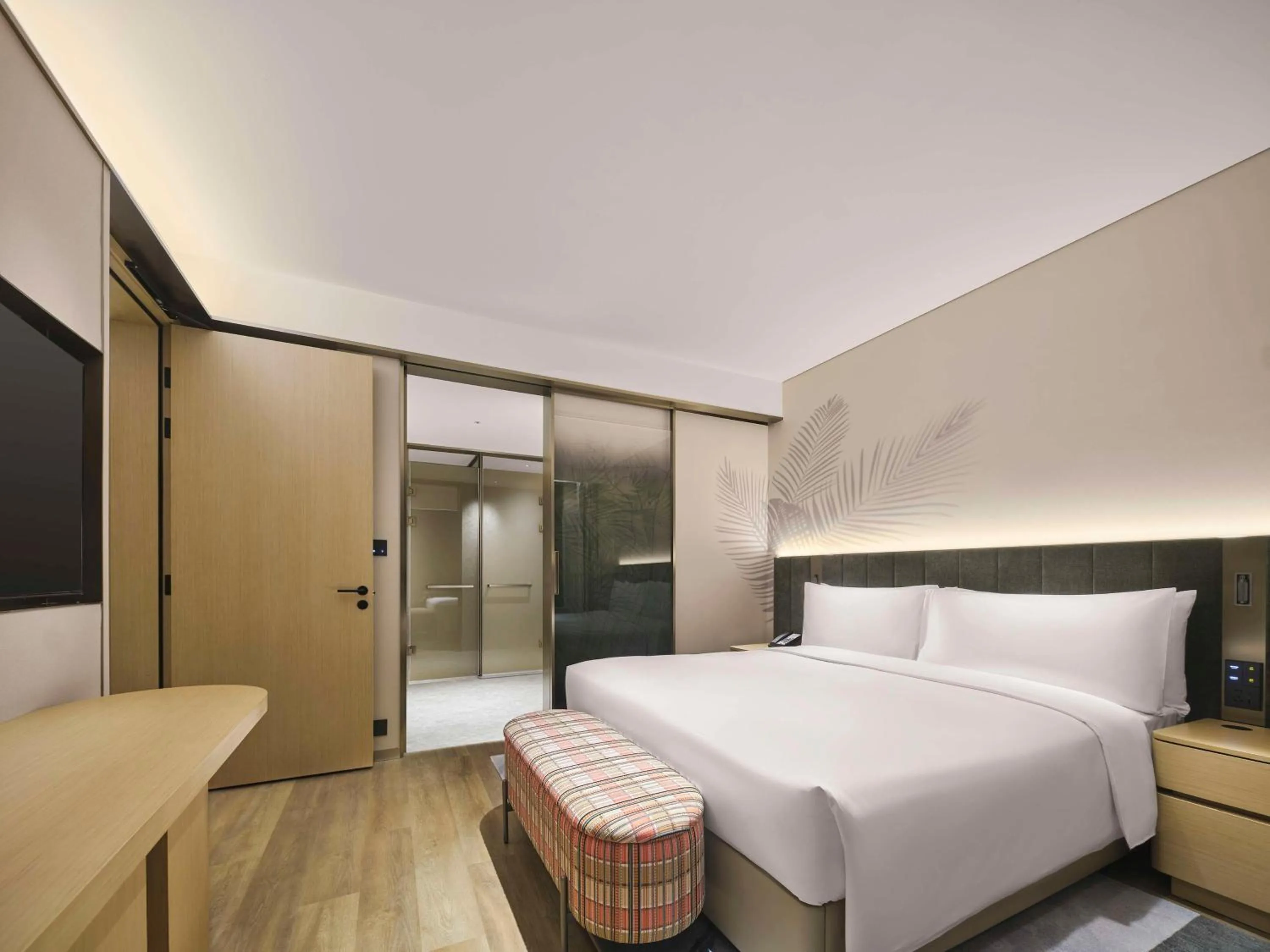 Bed in Hilton Garden Inn Sanya Haitang Bay