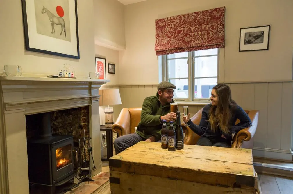Seating area in The White Horse Blakeney