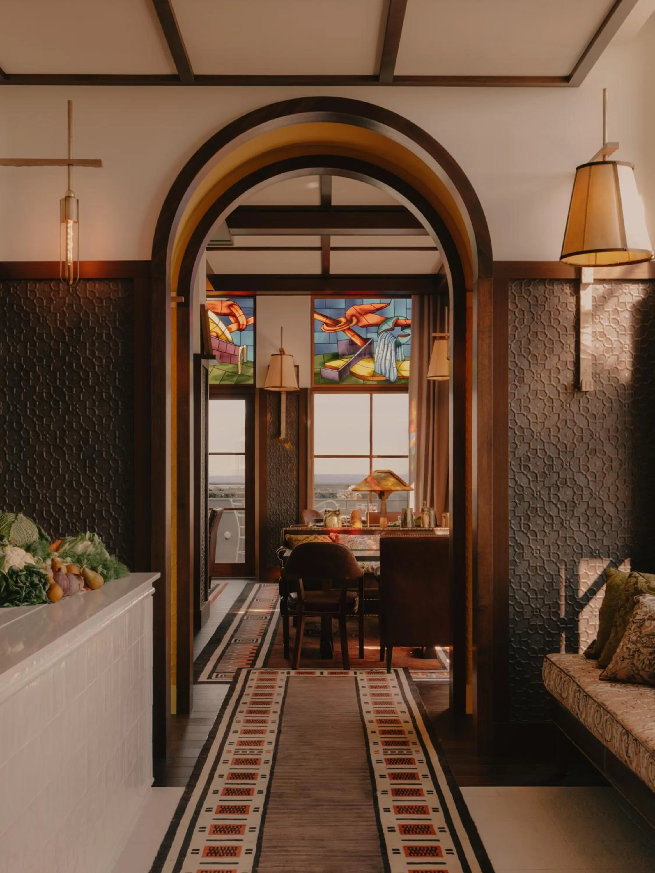 Seating area in Maison Heler Metz, Curio Collection By Hilton