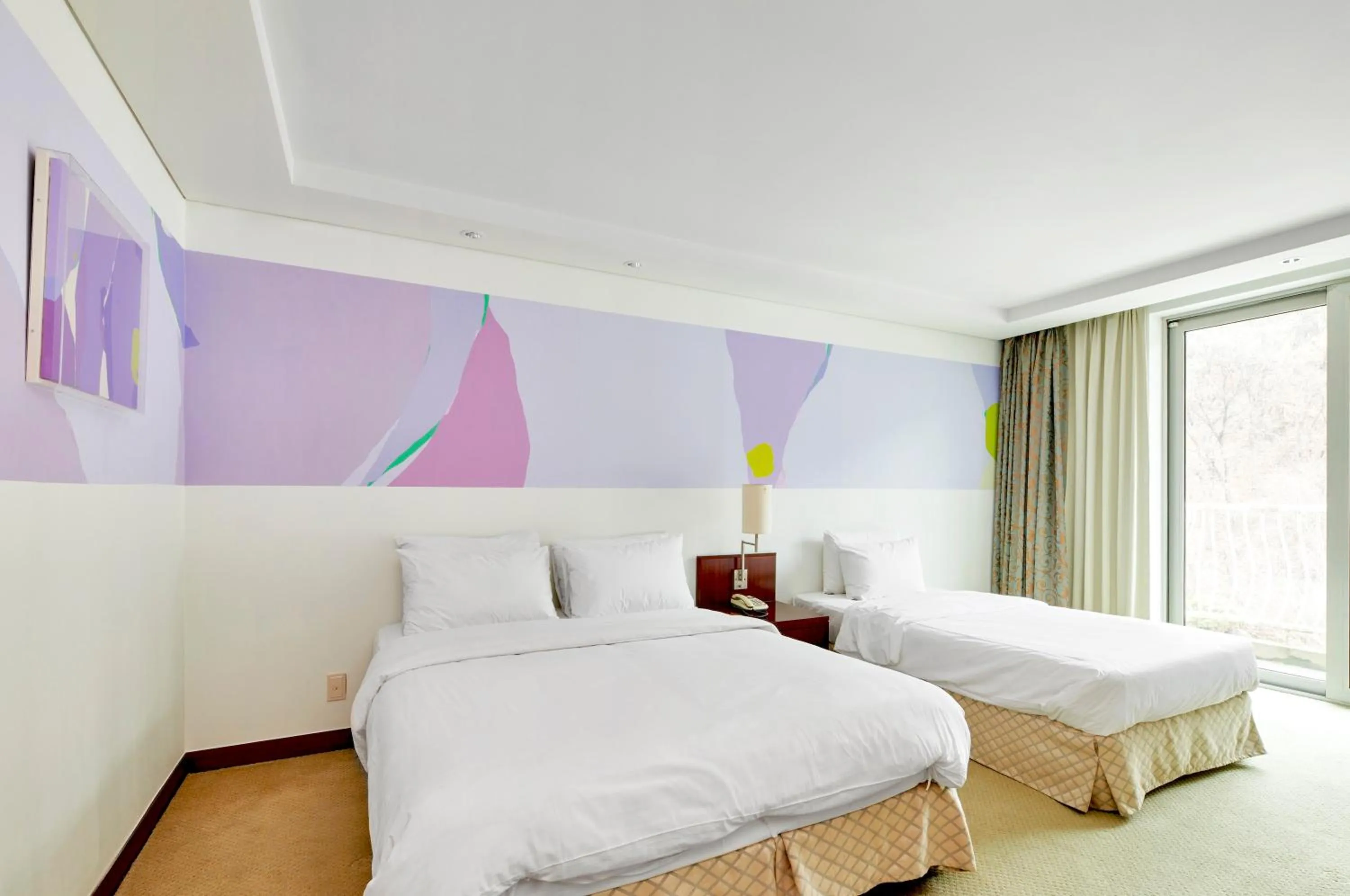 Bed in Pocheon Adonis Hotel