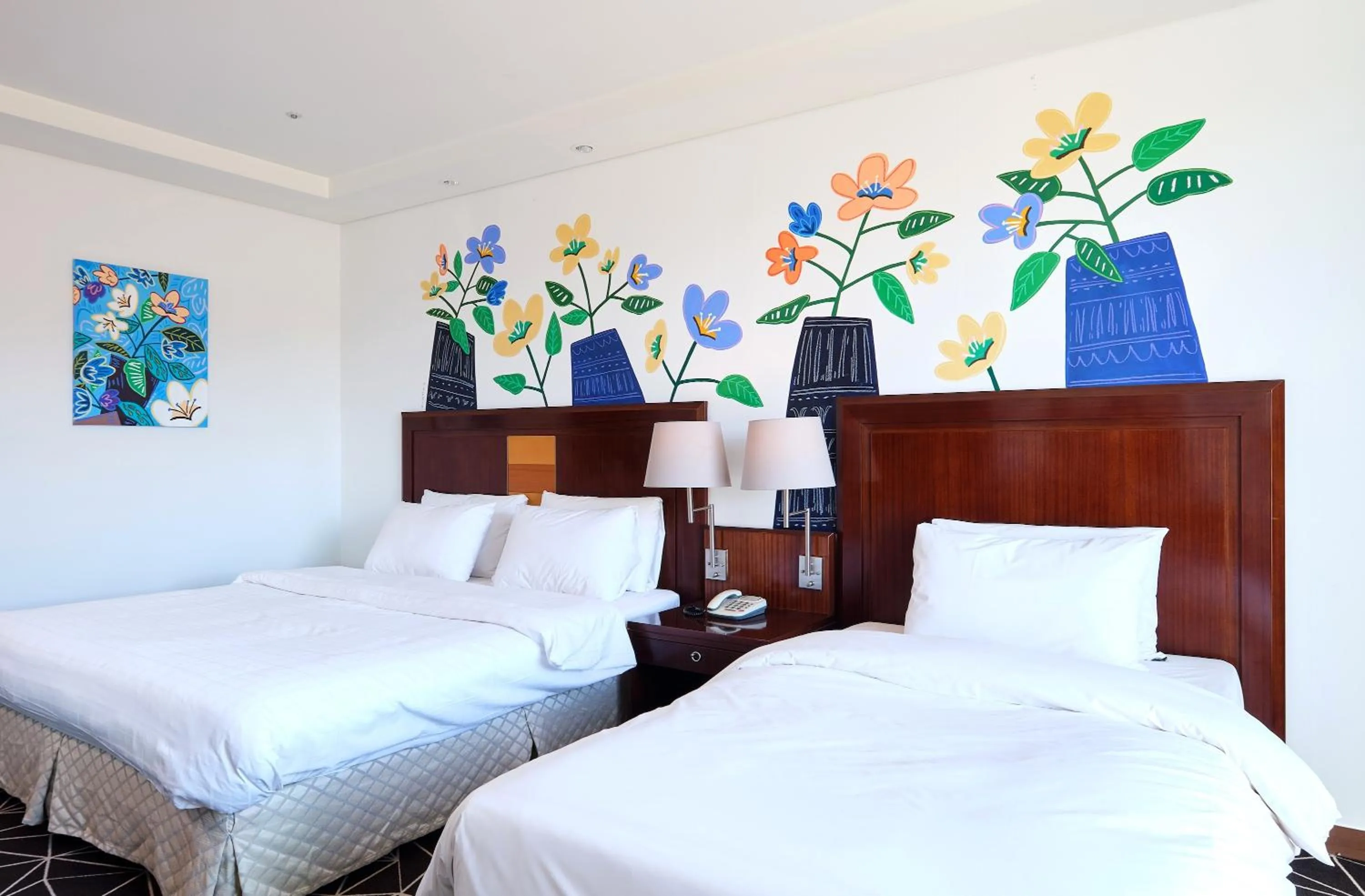Bed in Pocheon Adonis Hotel