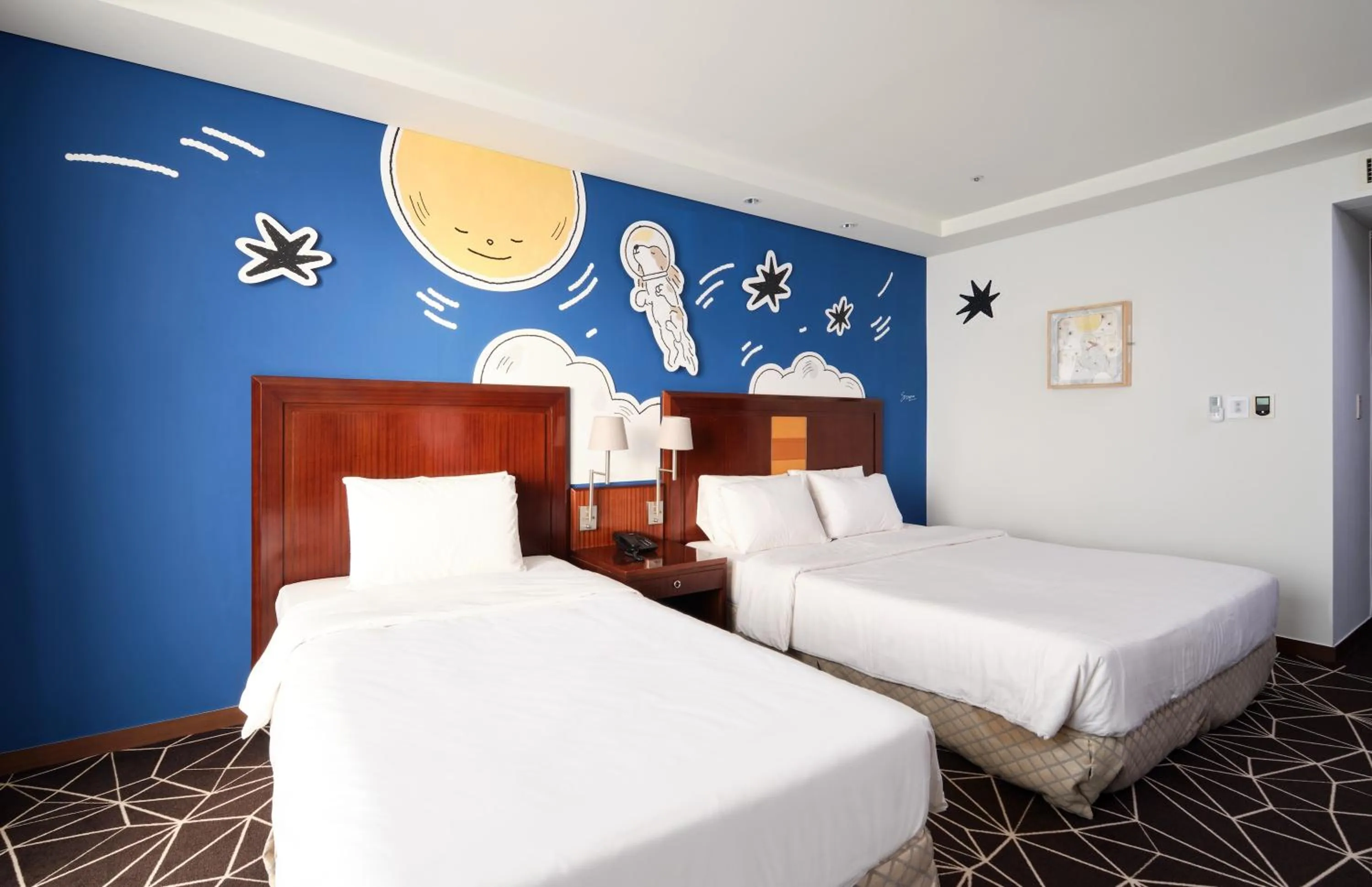 Bed in Pocheon Adonis Hotel