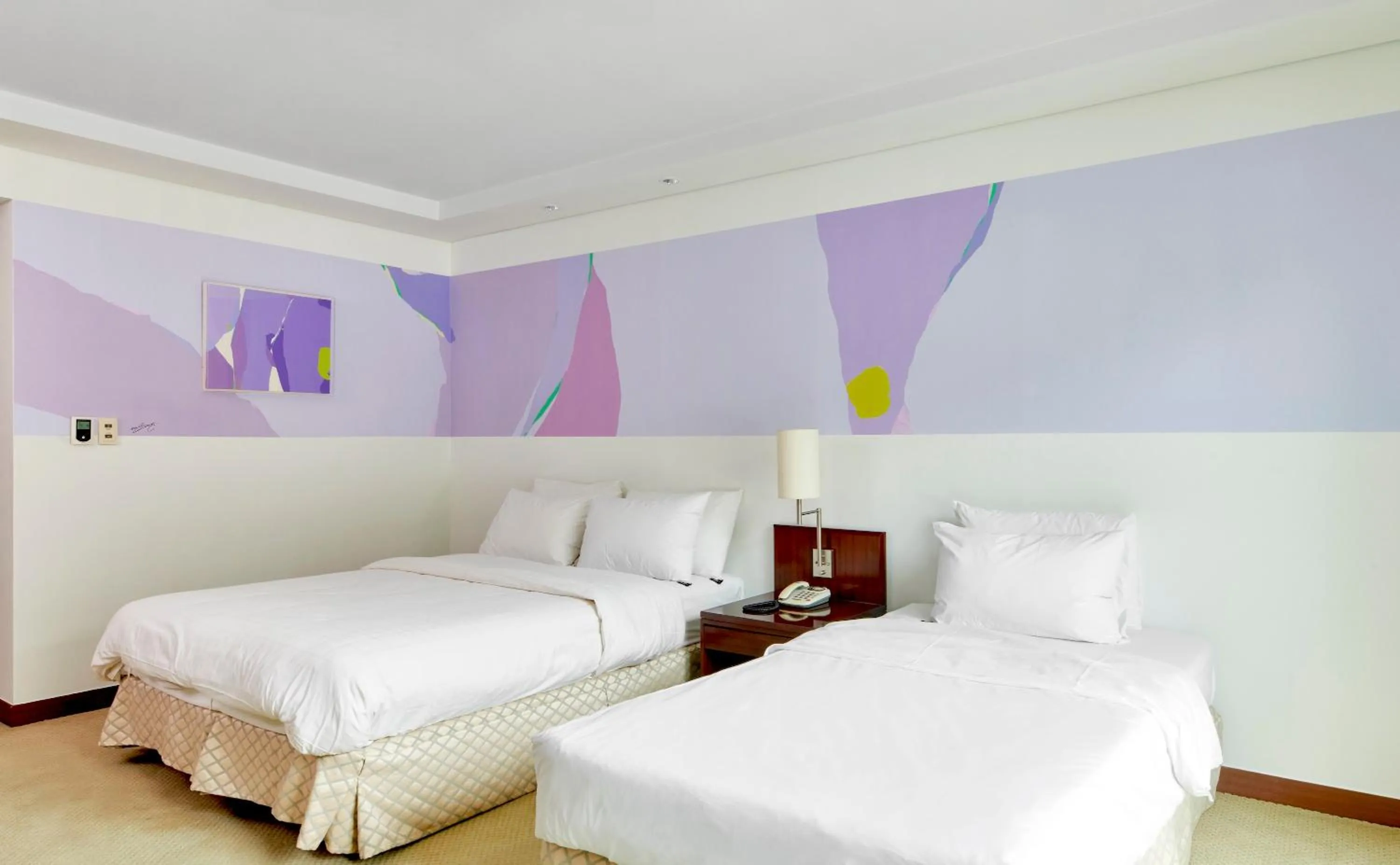 Bed in Pocheon Adonis Hotel