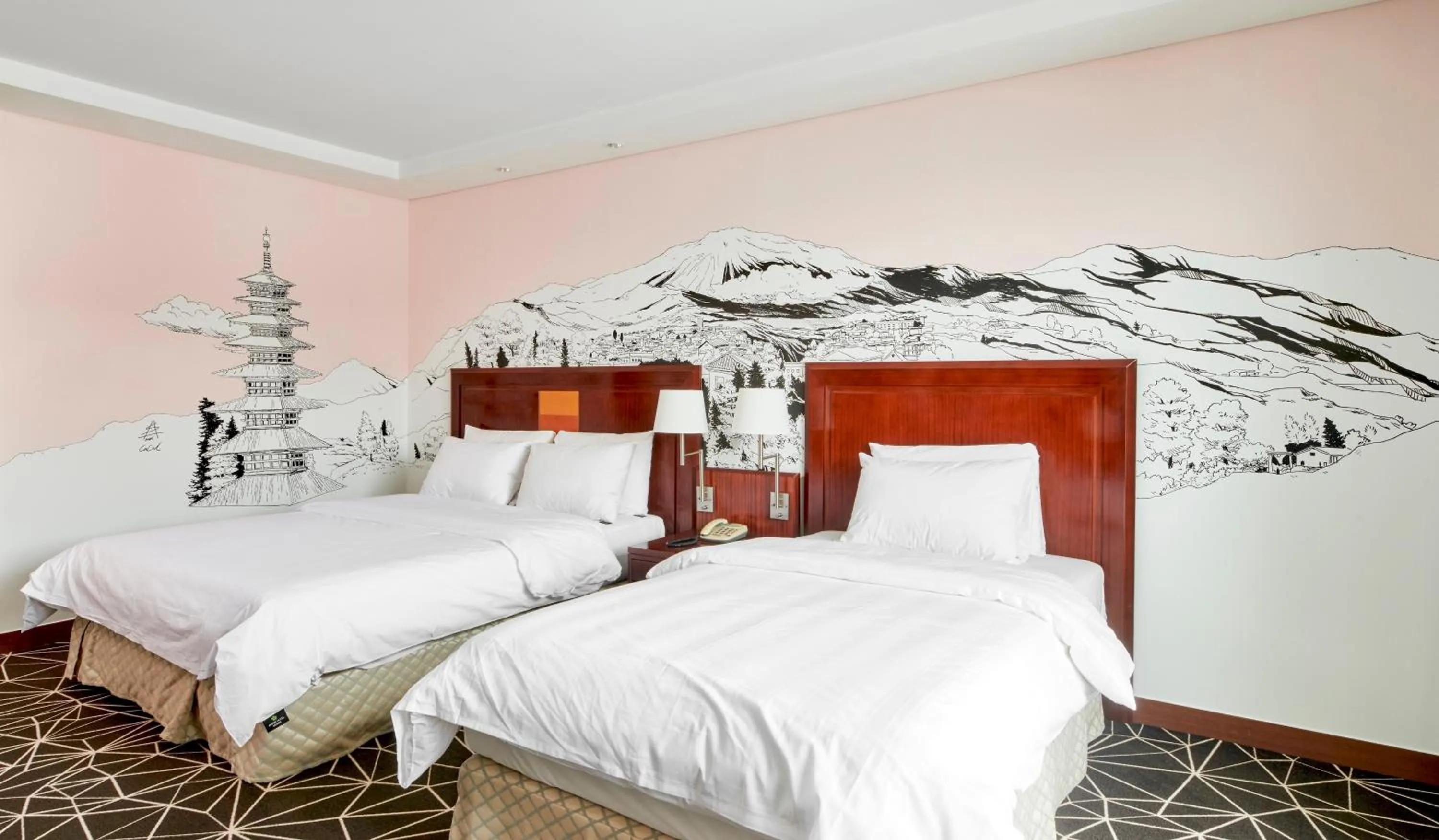 Bed in Pocheon Adonis Hotel