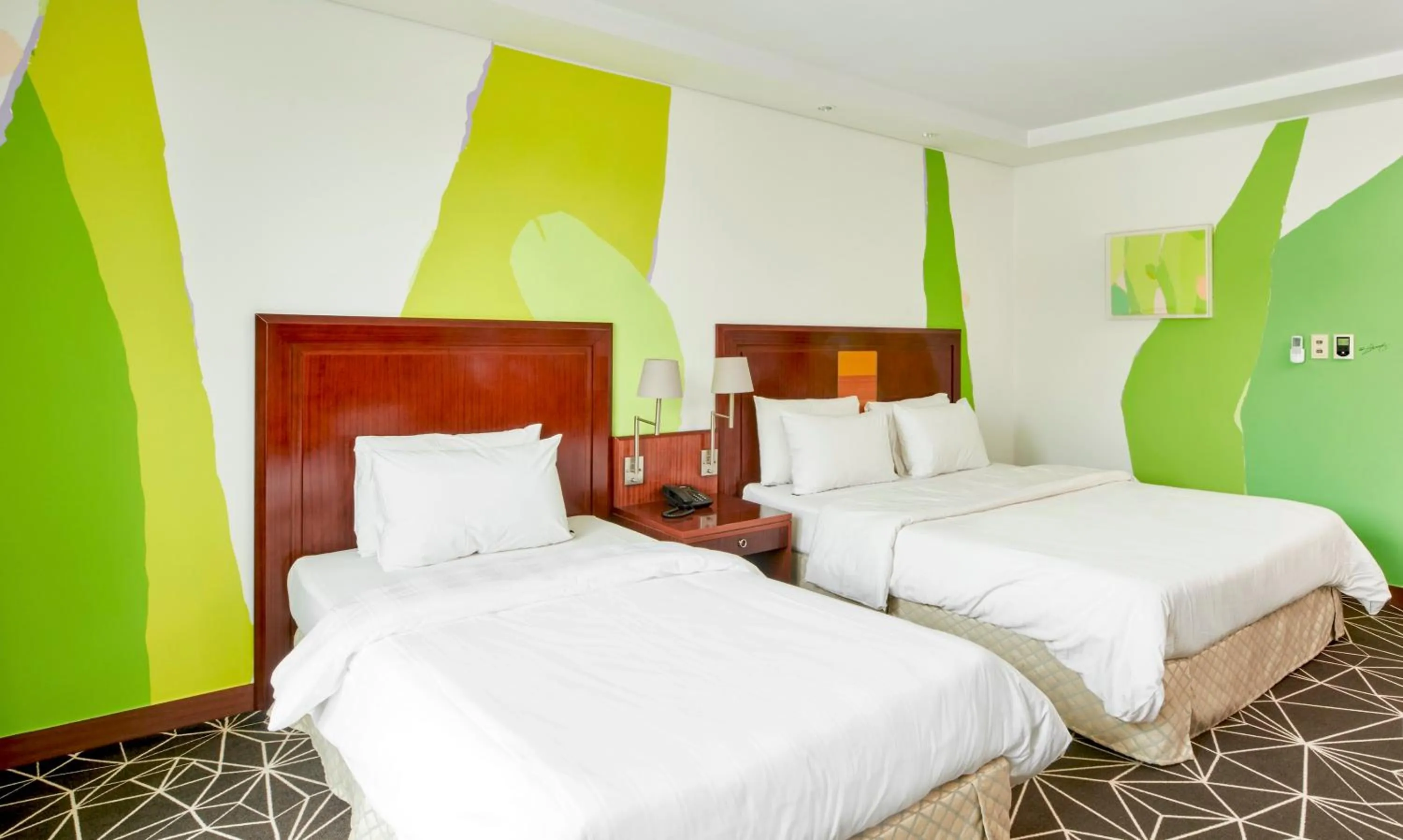 Bed in Pocheon Adonis Hotel