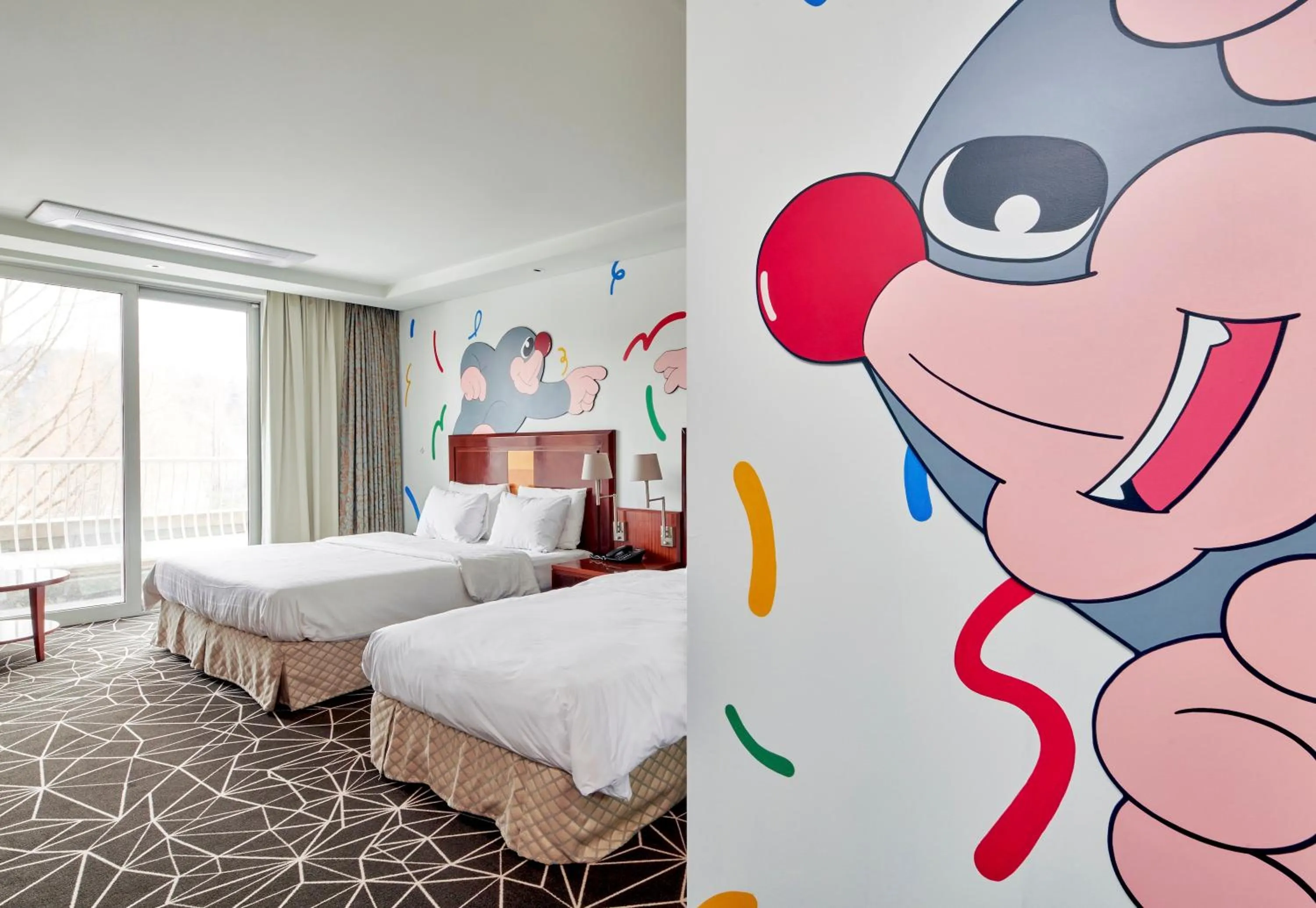 Bed in Pocheon Adonis Hotel