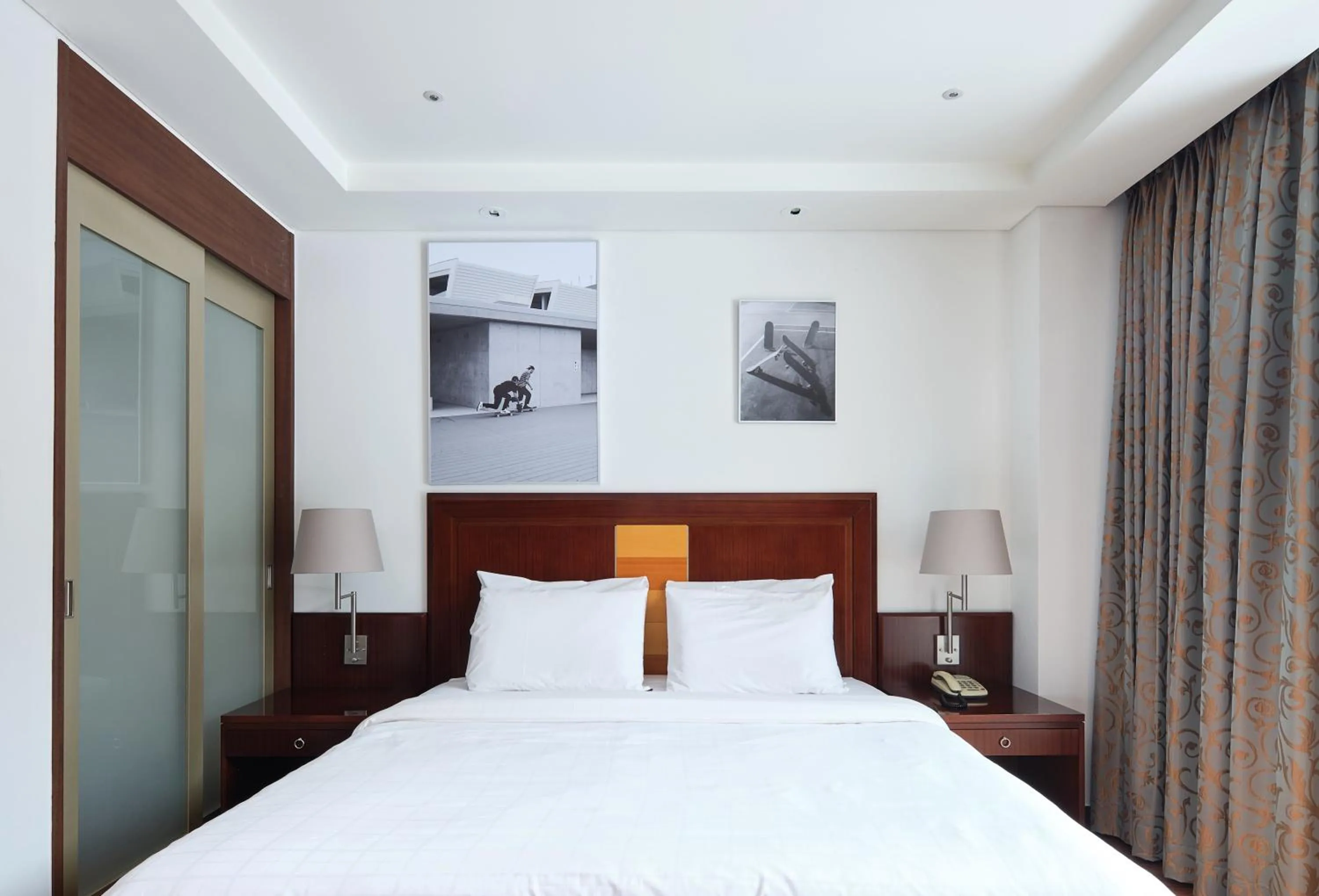 Bed in Pocheon Adonis Hotel