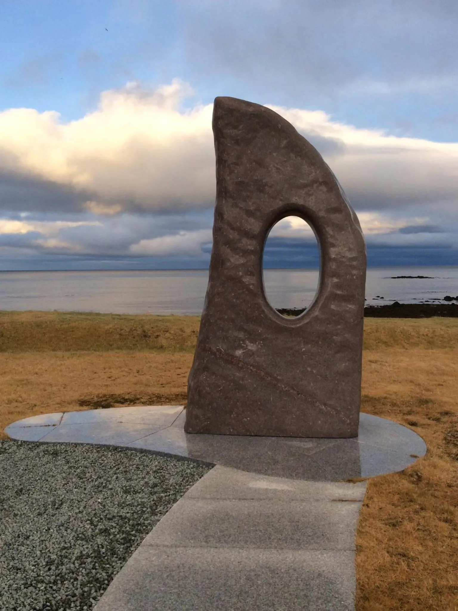 Natural landscape in Við Hafið Guesthouse