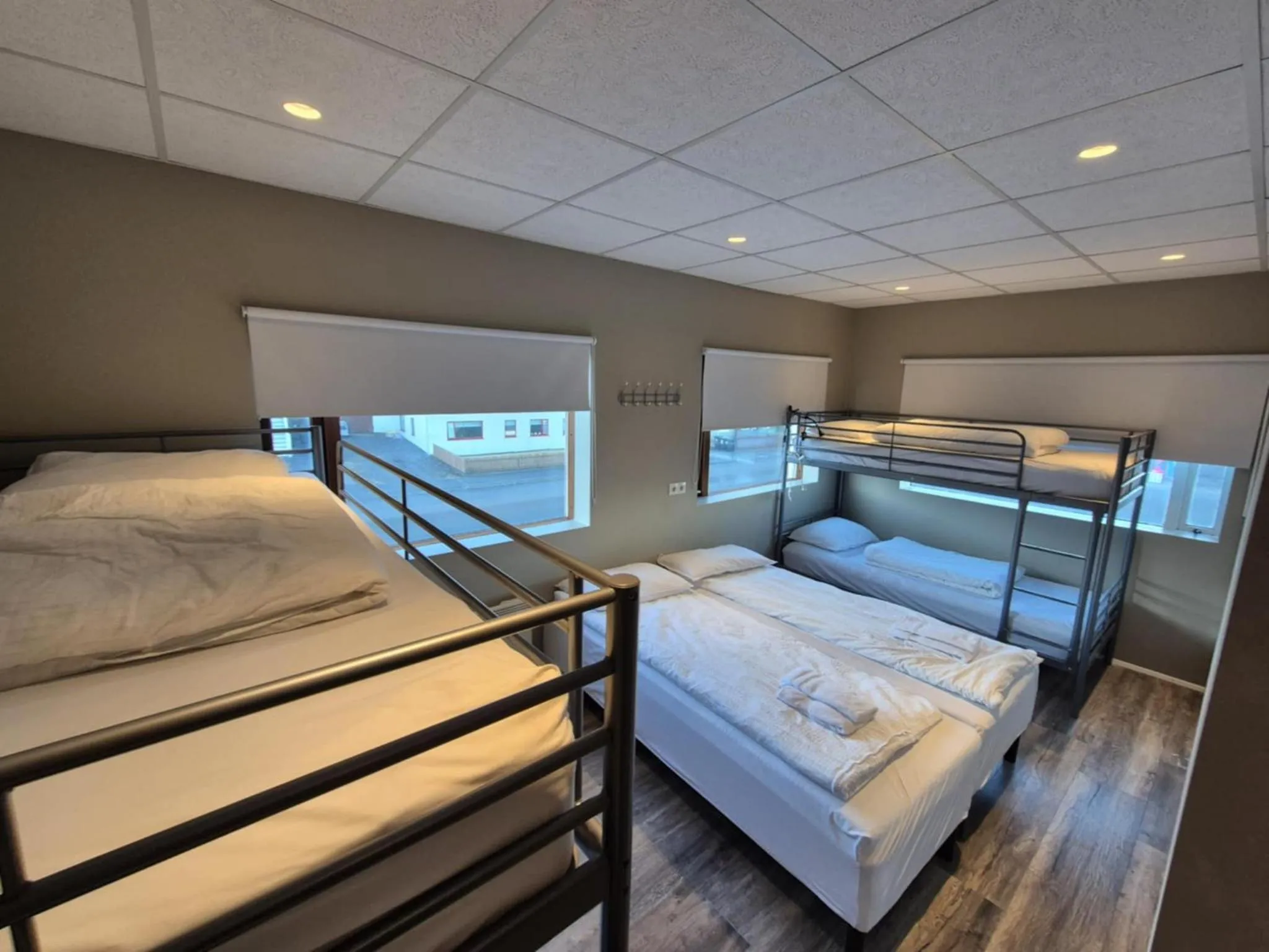 Bed in Við Hafið Oceanfront Guesthouse