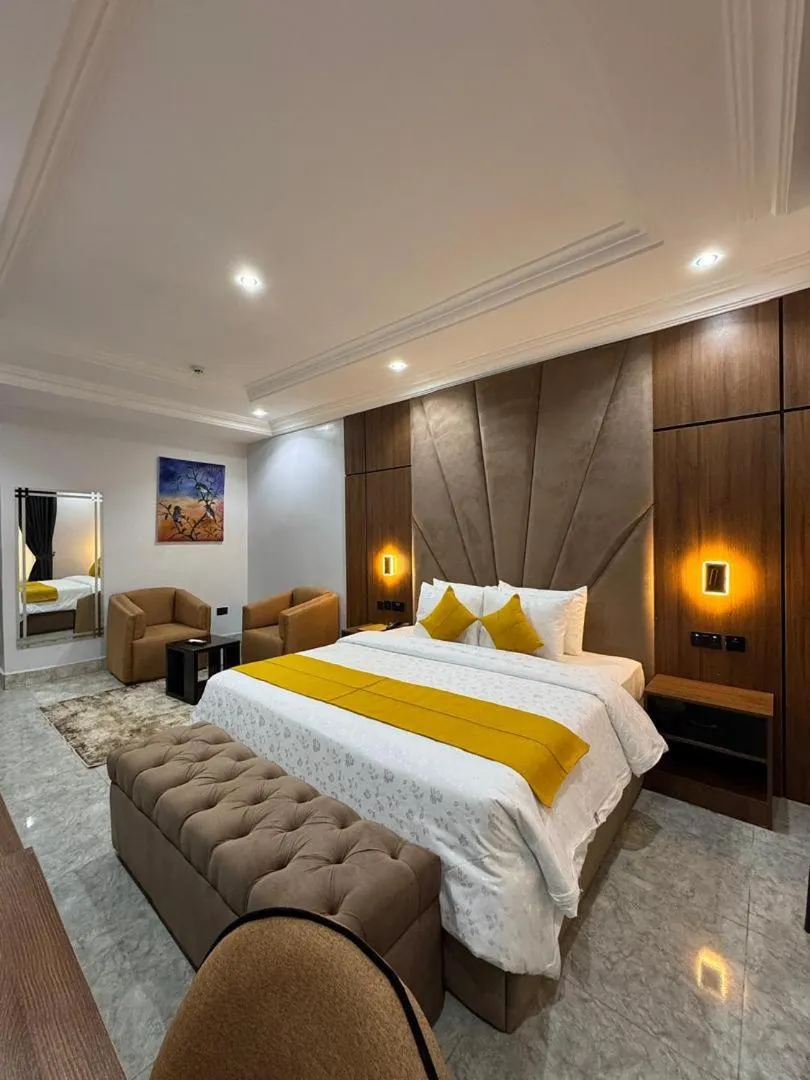 Bed in TRANQUILA NEST Abuja