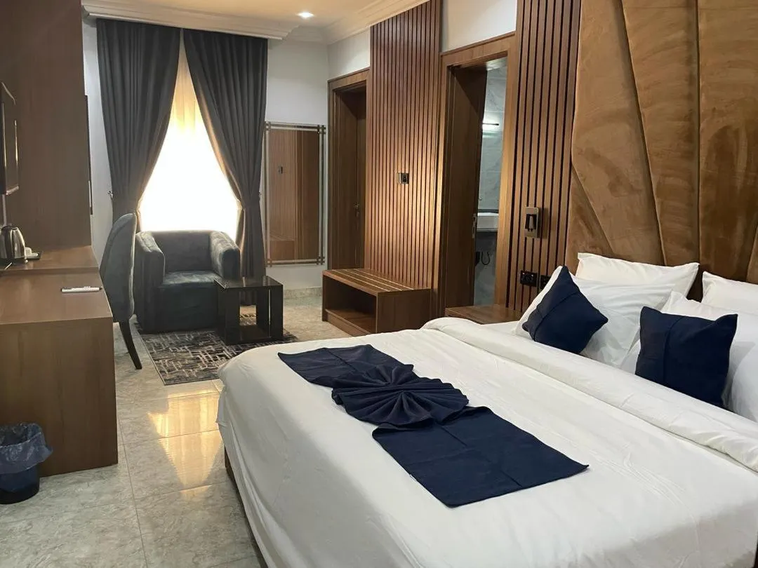 Bed in TRANQUILA NEST Abuja