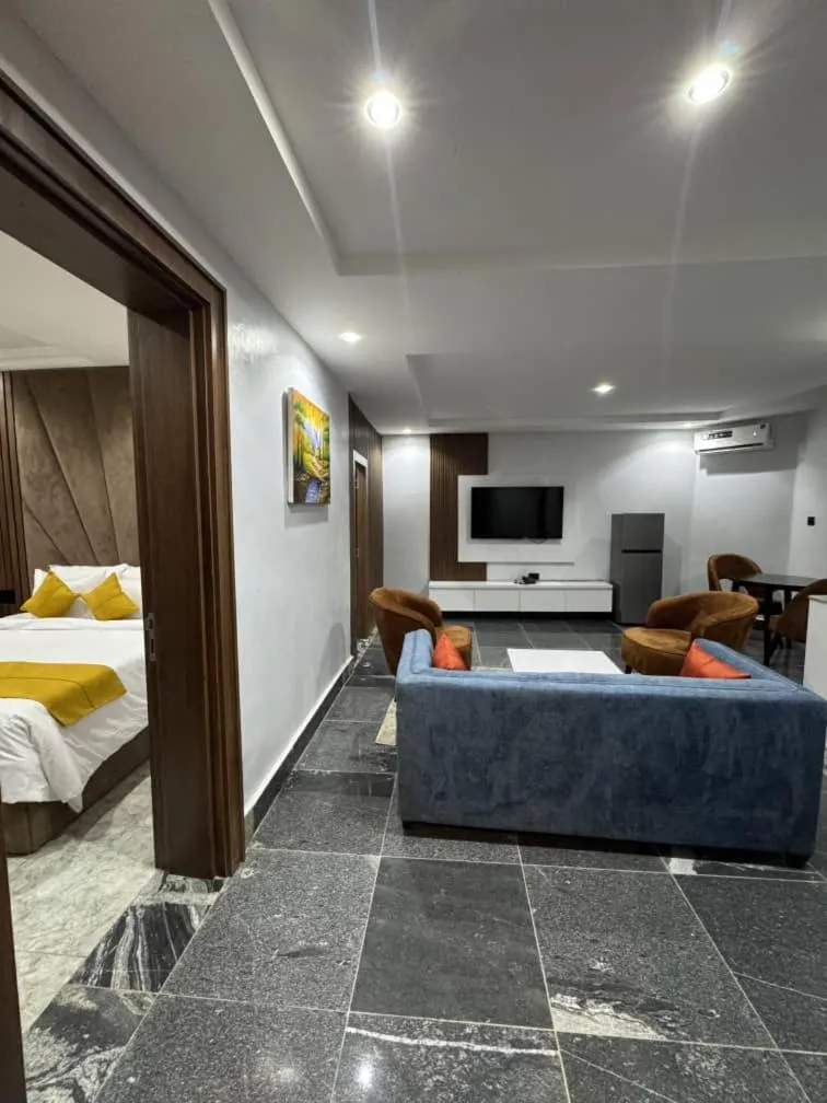 Bed in TRANQUILA NEST Abuja