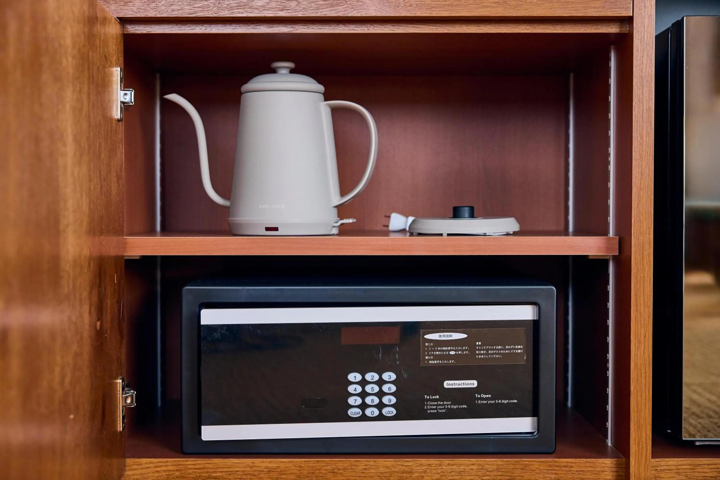 safe in Hotel Vintage Tokyo Meguro Fudomae