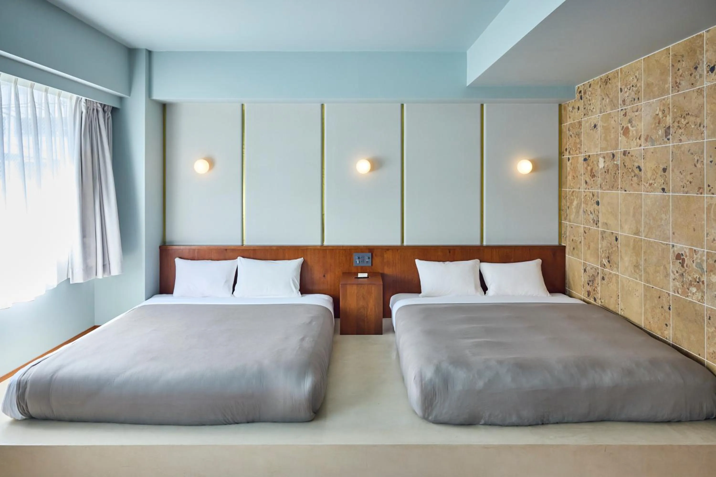 Bed in Hotel Vintage Tokyo Meguro Fudomae