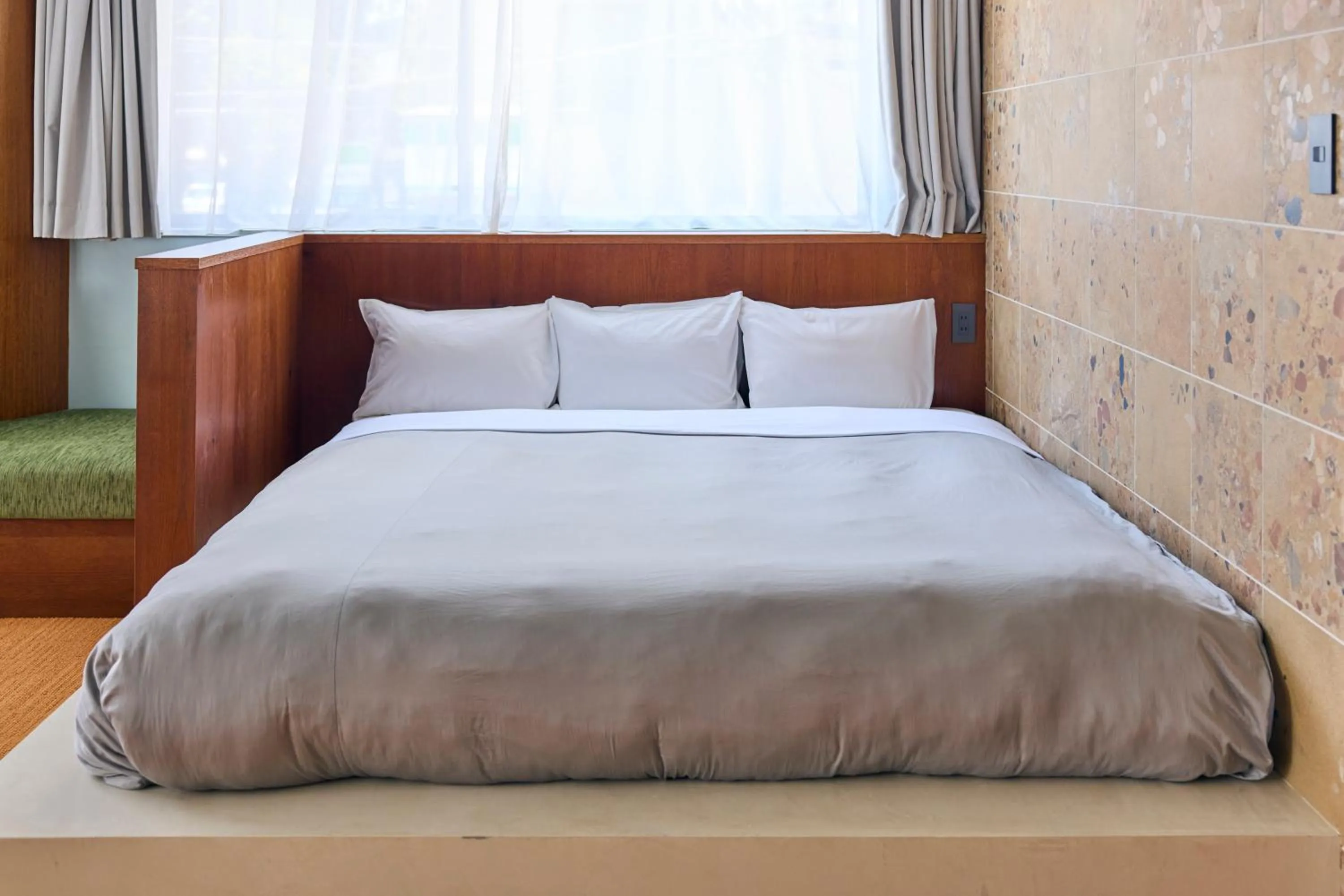 Bed in Hotel Vintage Tokyo Meguro Fudomae