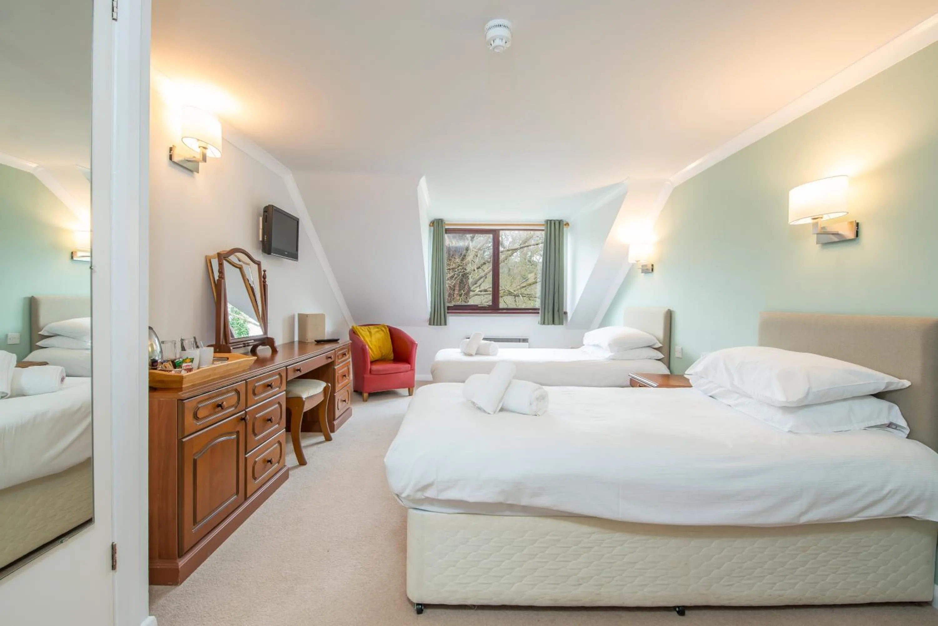 Bedroom in Trewern Arms