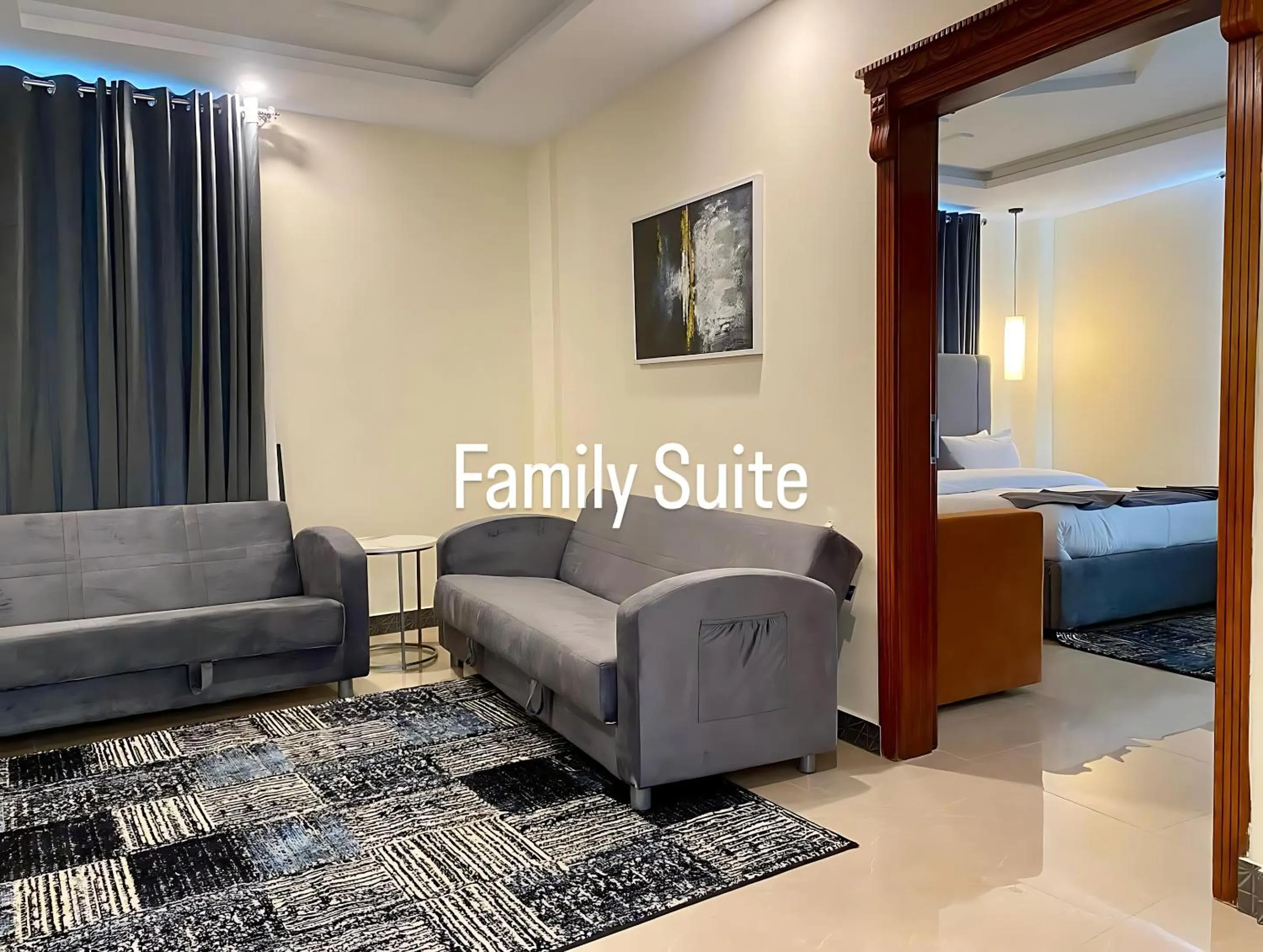 Living room in Pinemont Hotel, Murree