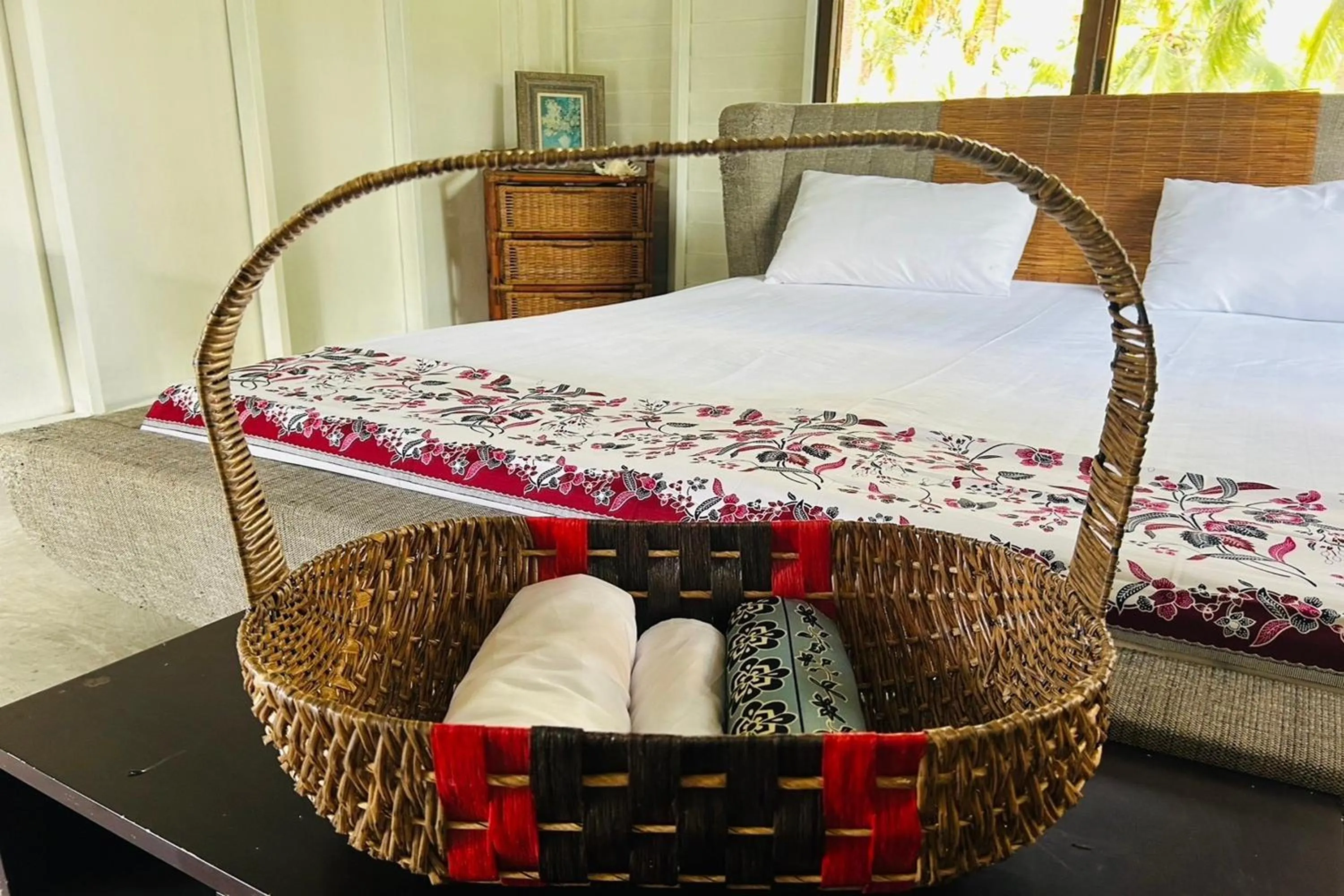 Photo of the whole room, Bed in Baan Nai Bang