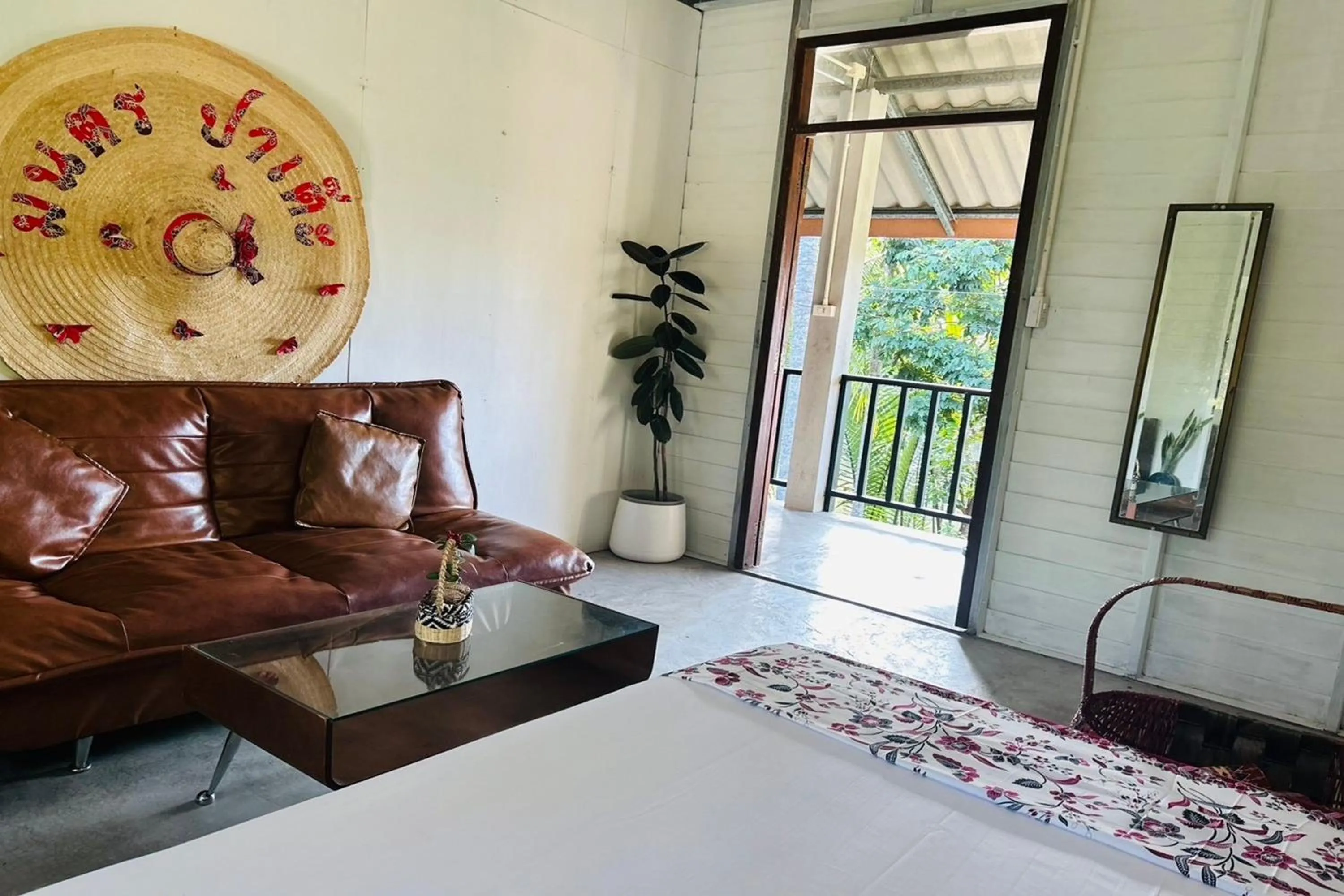 Living room, Bed in Baan Nai Bang