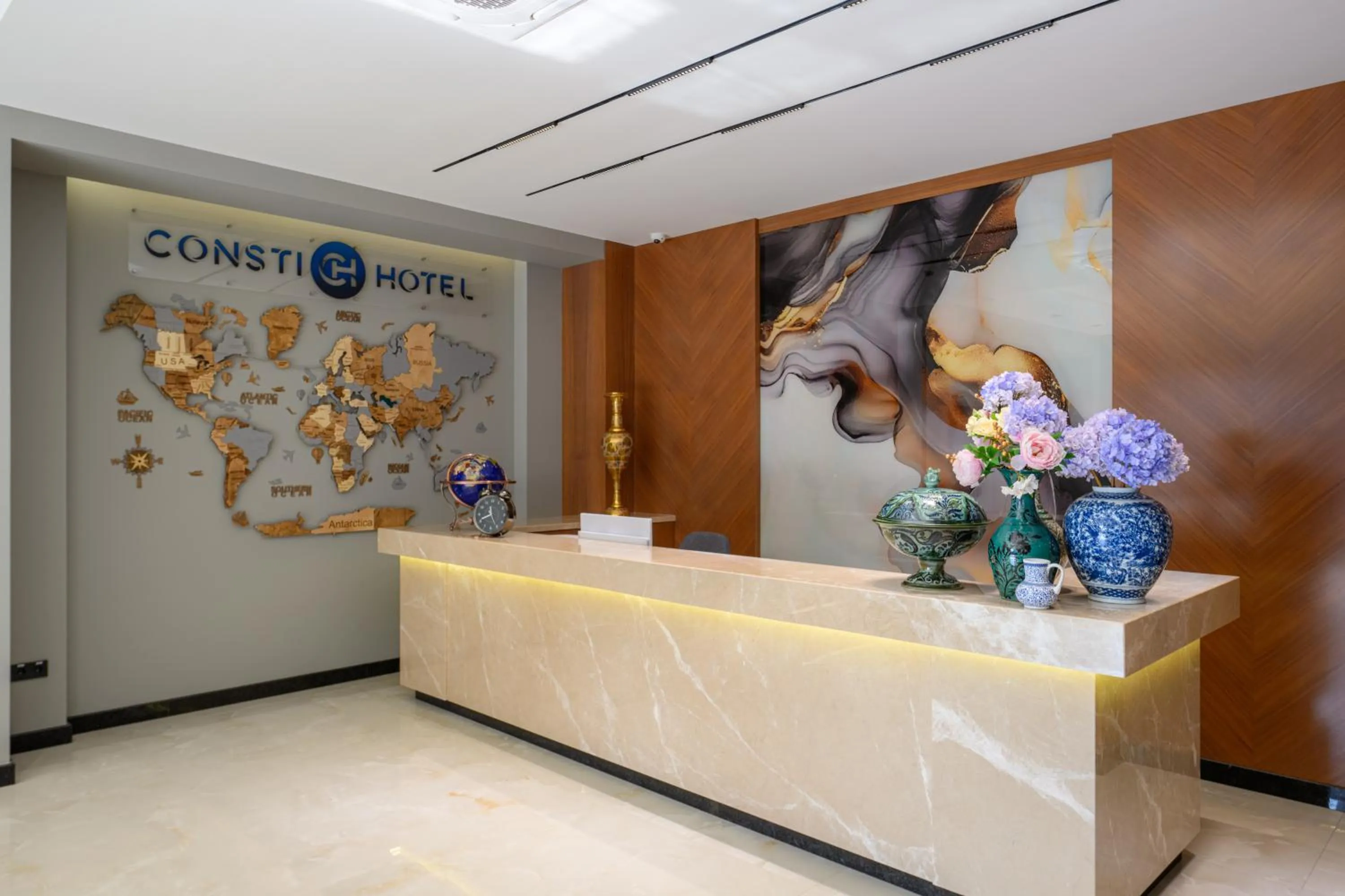Lobby or reception in Consti Hotel Tashkent