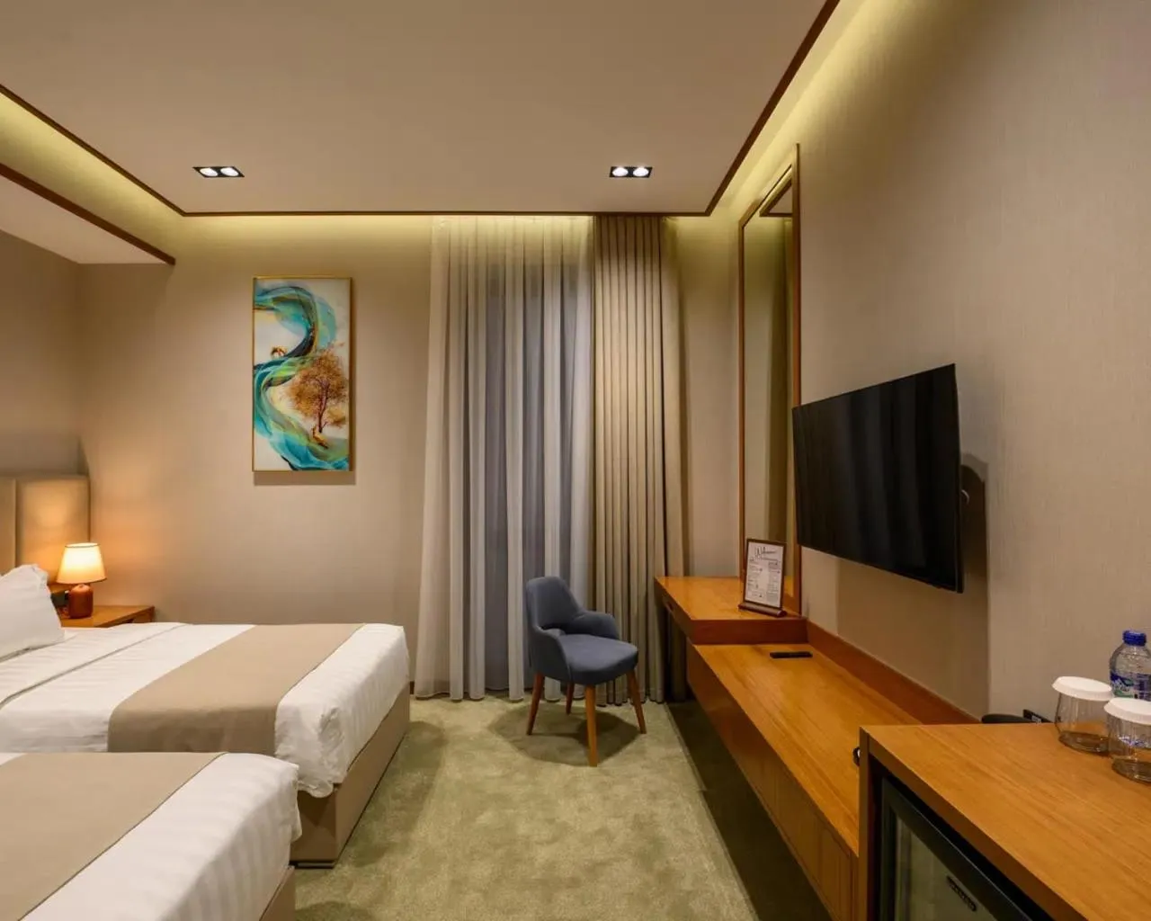 Bed in Consti Hotel Tashkent