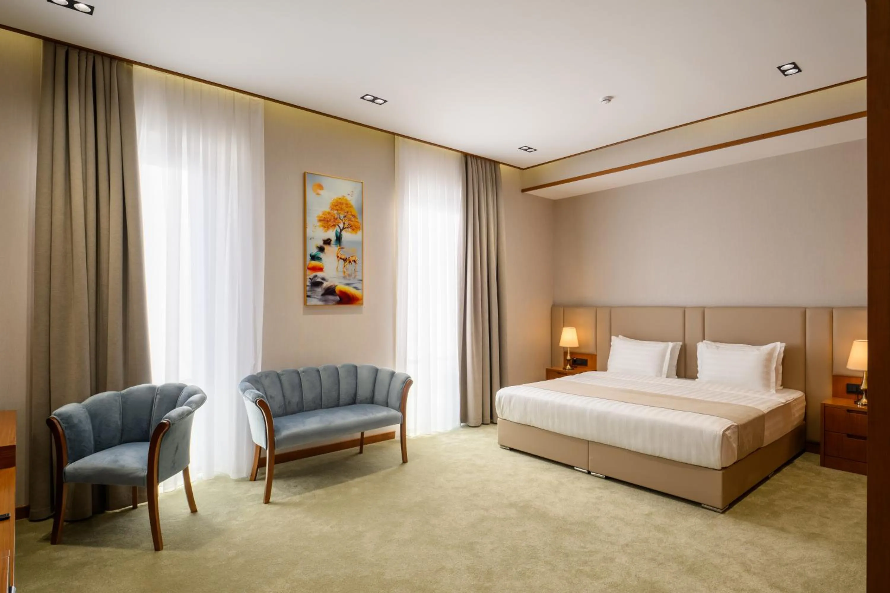 Bed in Consti Hotel Tashkent