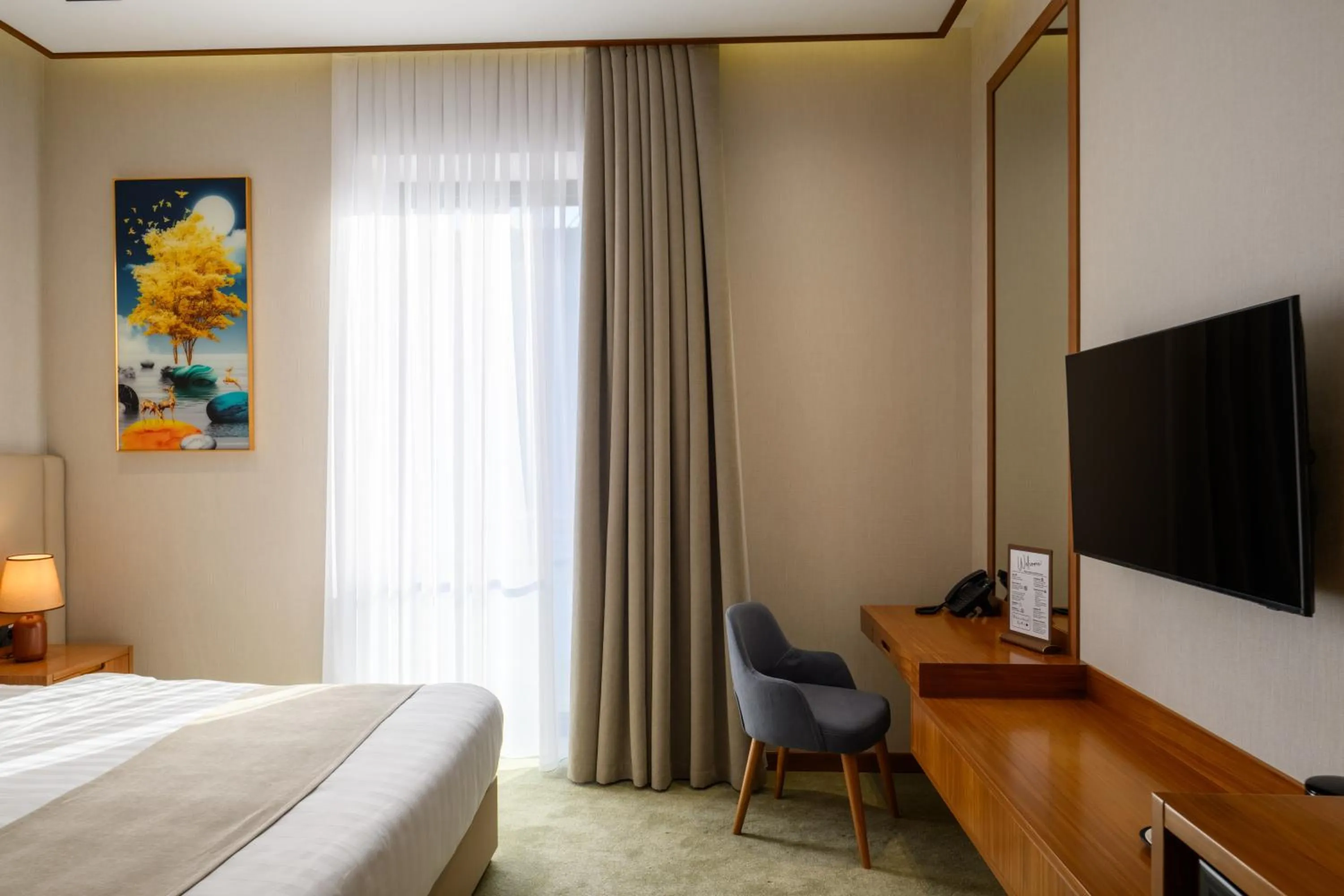 Bed in Consti Hotel Tashkent