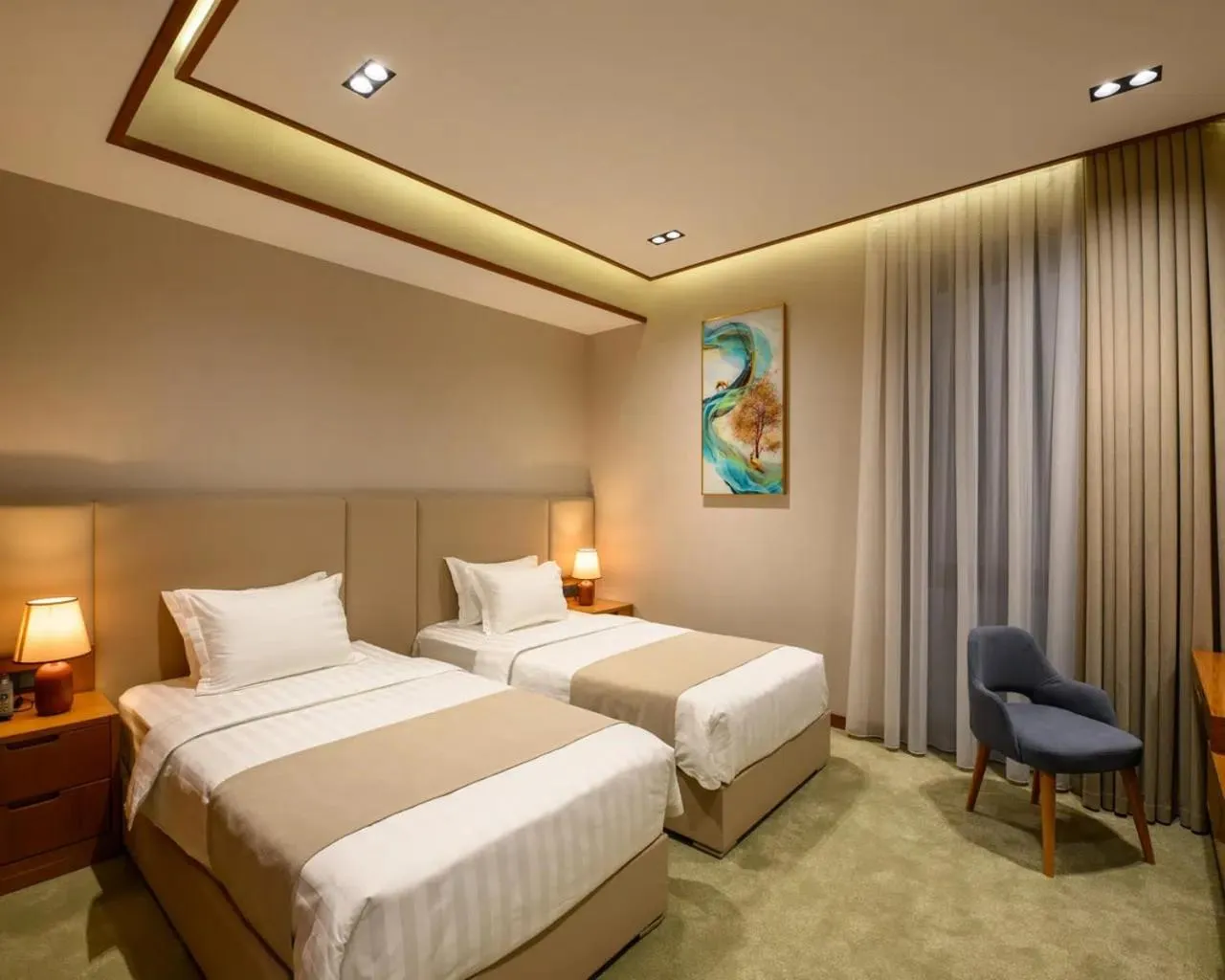 Bed in Consti Hotel Tashkent