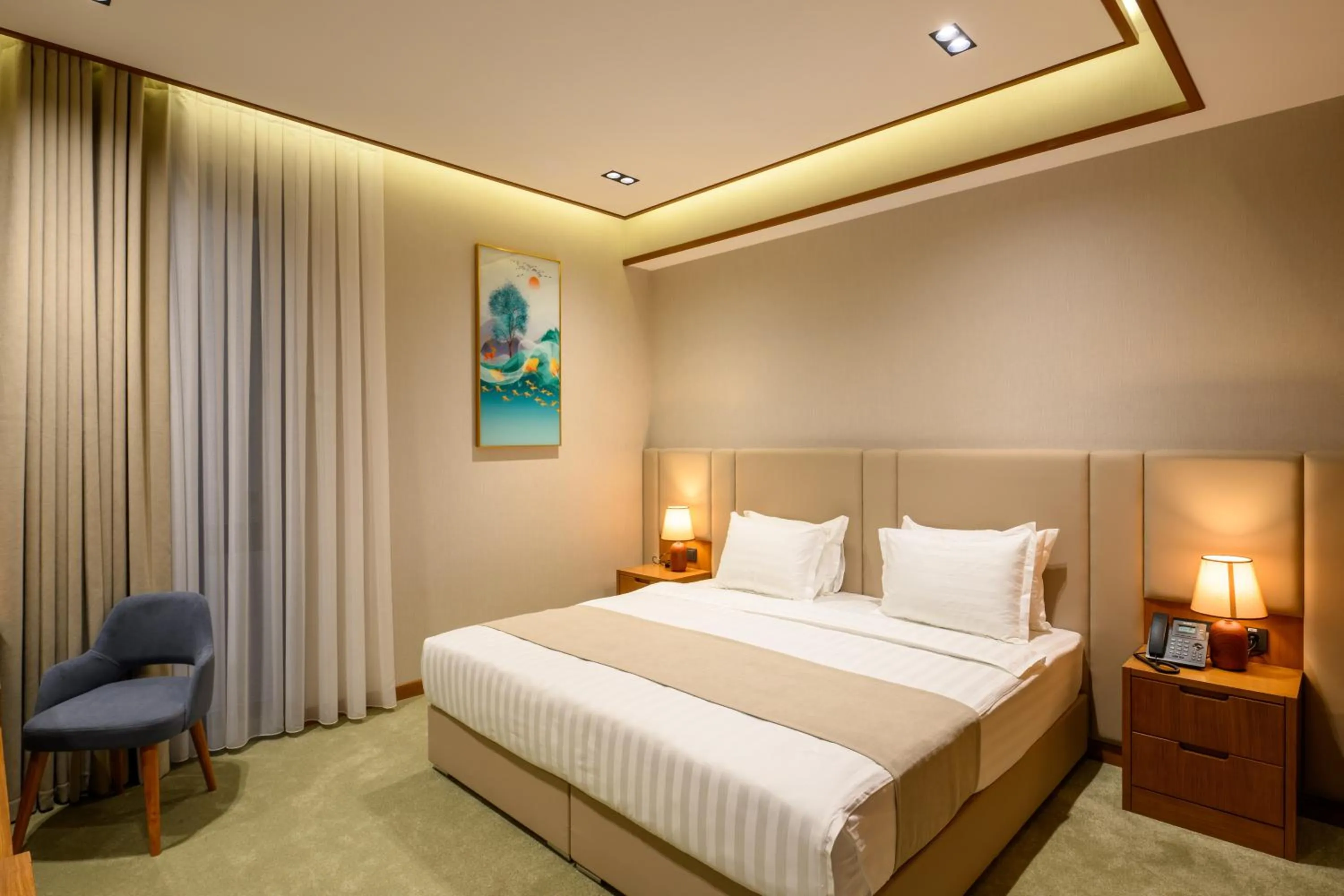 Bed in Consti Hotel Tashkent