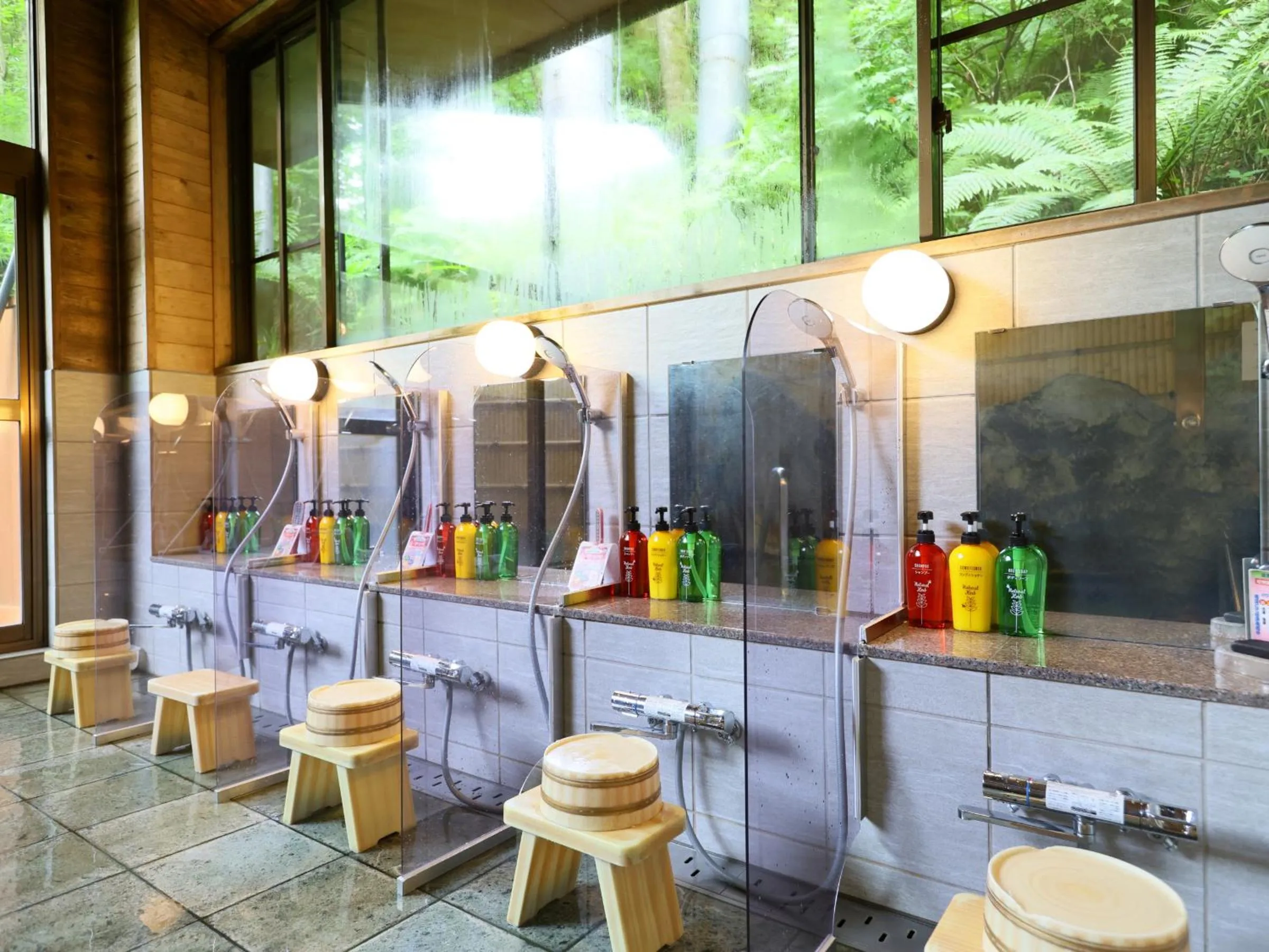 Hot Spring Bath in Kamikochi Hotel
