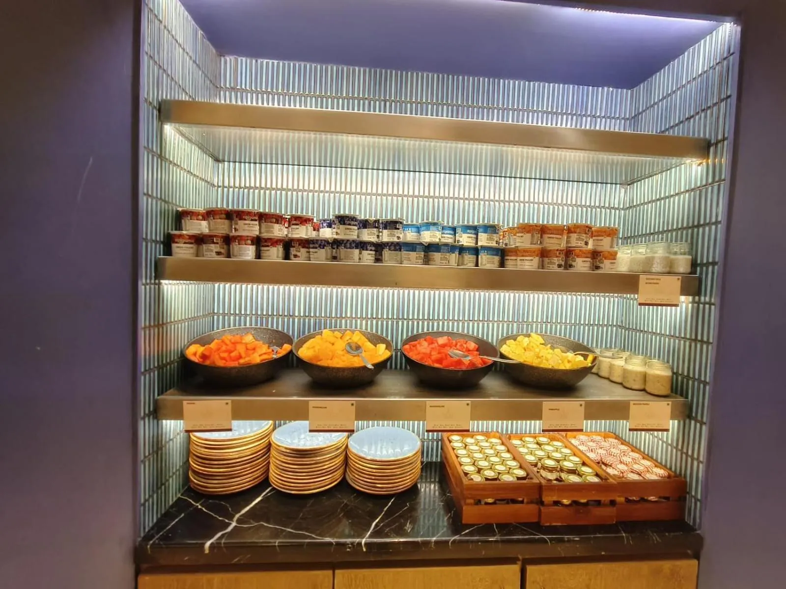 Buffet breakfast in ICONIQA Hotel Mumbai International Airport