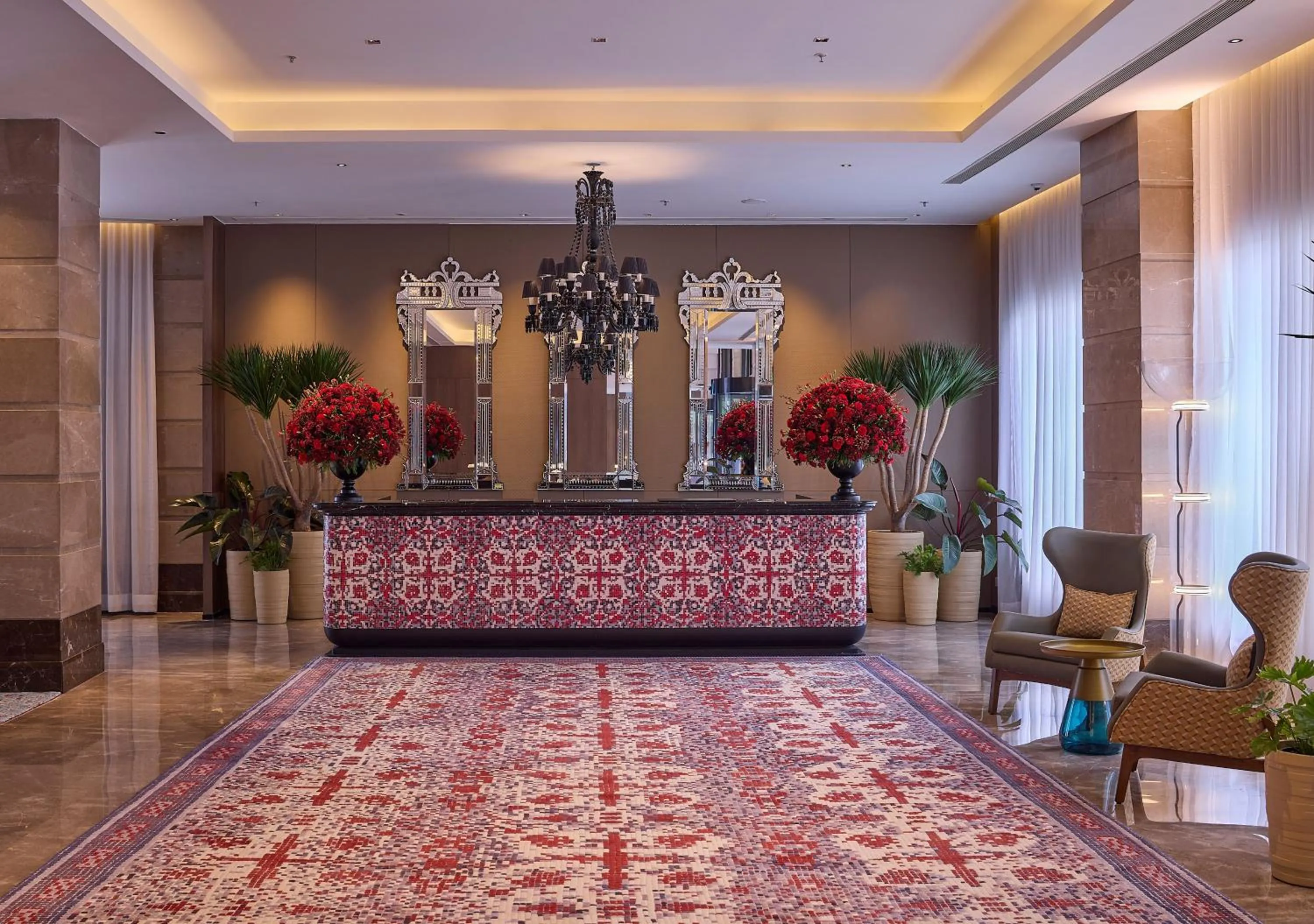 Lobby or reception in ICONIQA Hotel Mumbai International Airport