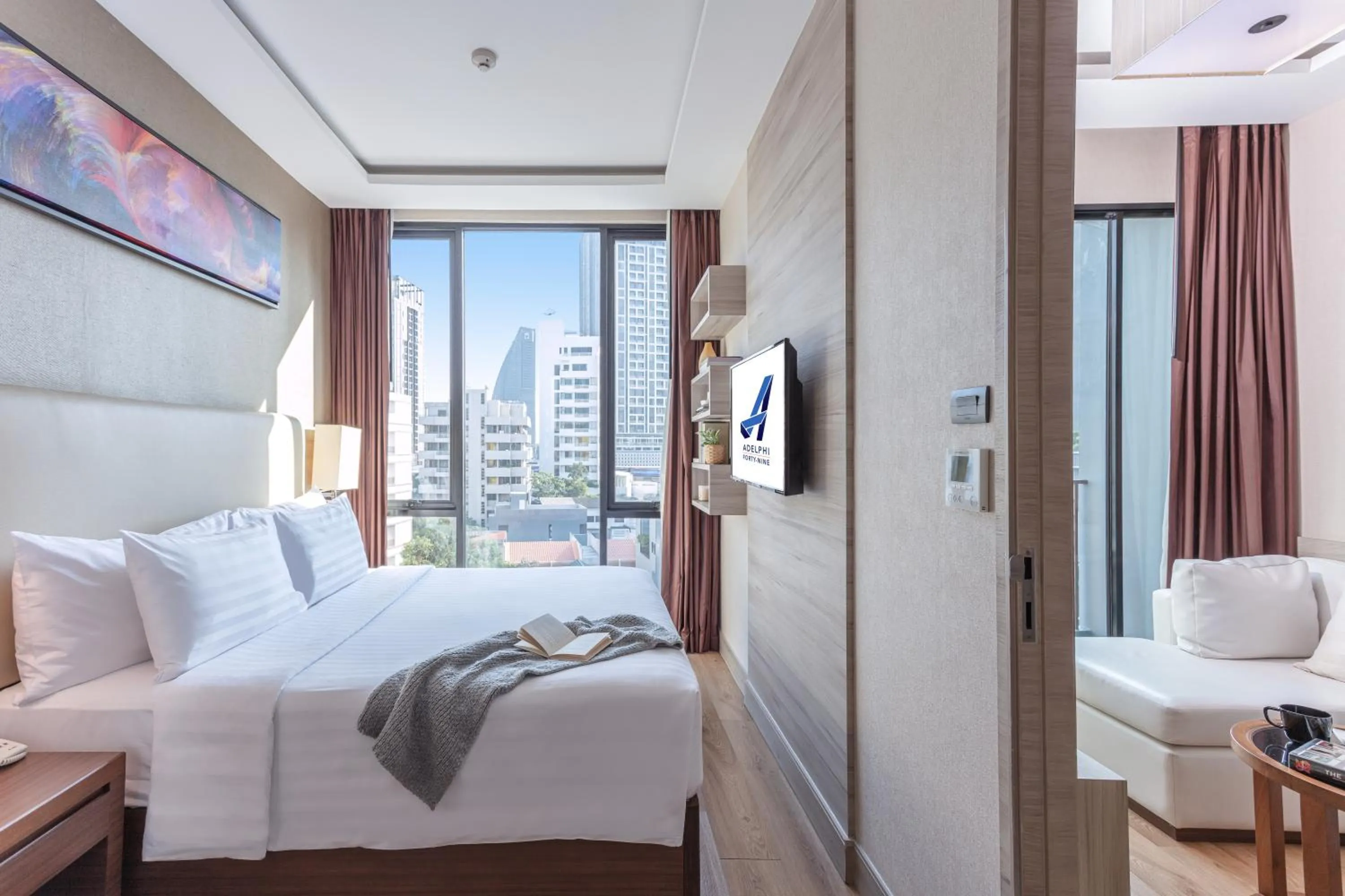 Bedroom, Bed in Adelphi Forty-Nine